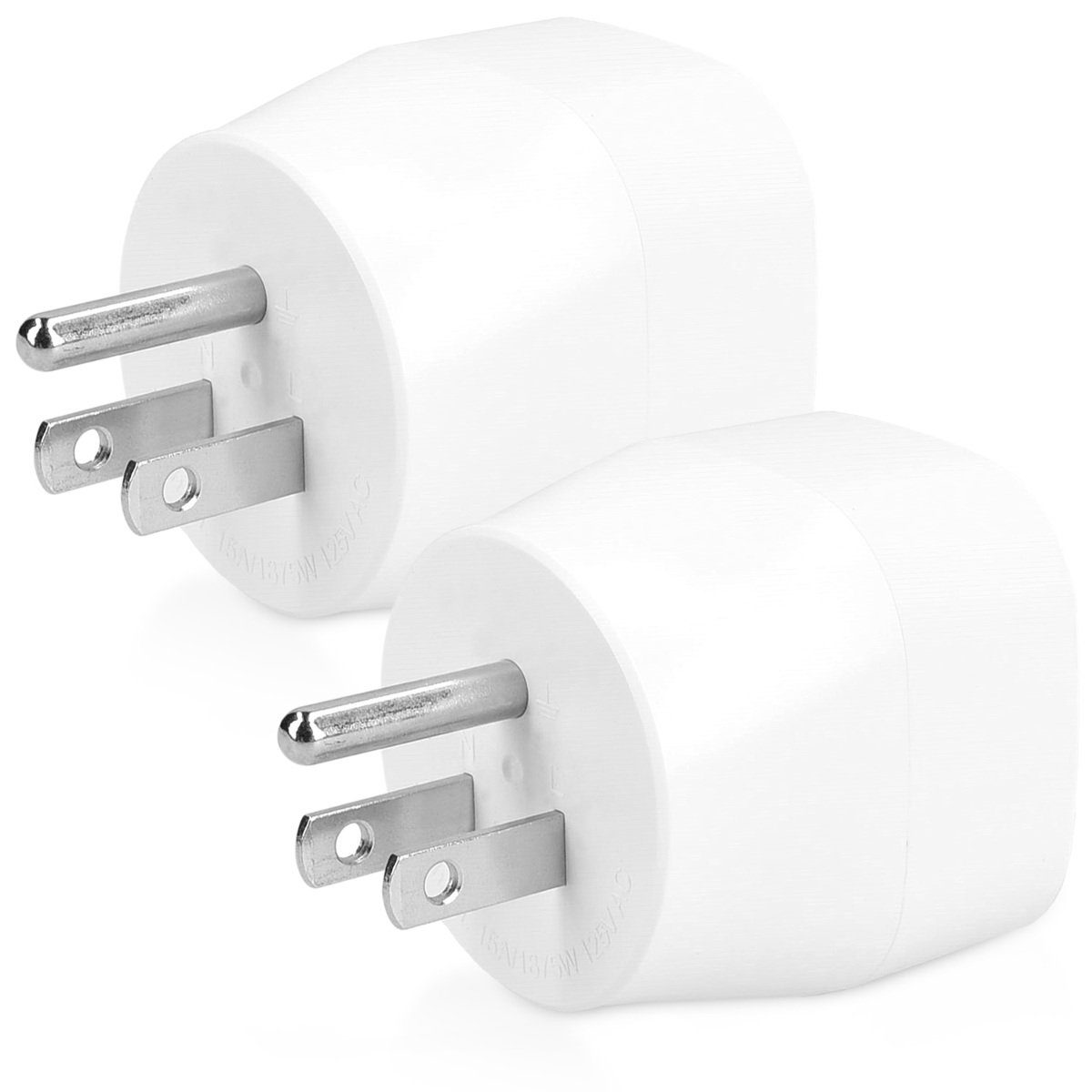 kwmobile Stromadapter, 2x Reiseadapter USA Typ-B - Schuko Reise Adapter zu  Typ B Steckdose