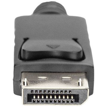 Digitus Aktiver DisplayPort Adapter /DP auf HDMI HDMI-Kabel, doppelt geschirmt, Standard HDMI, HDMI-fähig, Geschirmt