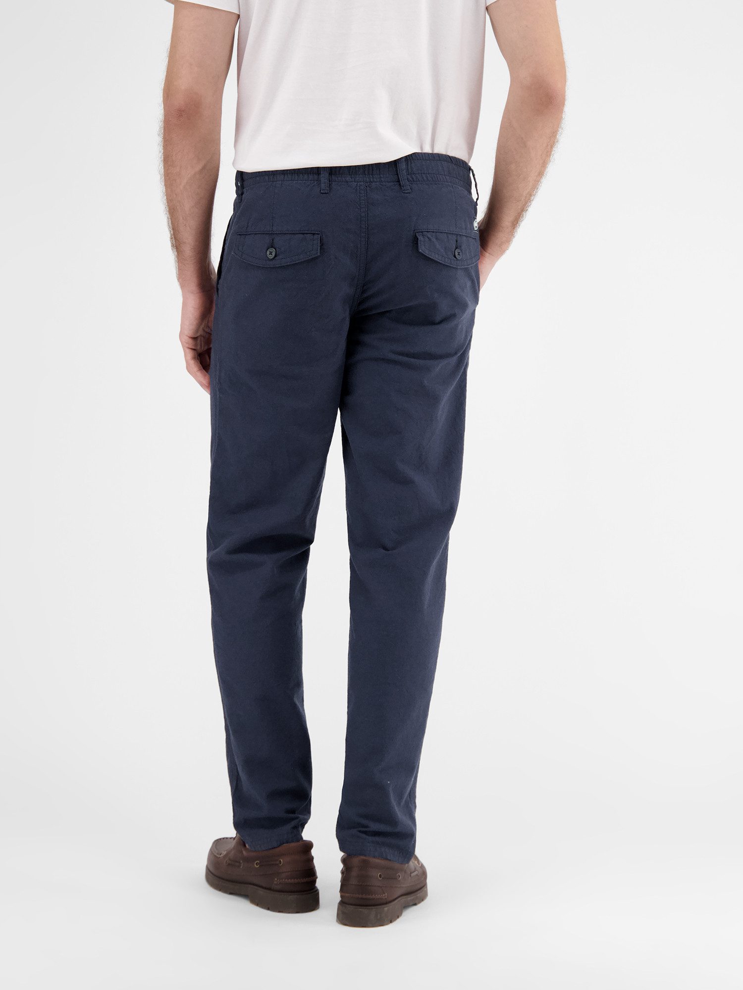LERROS Chinohose Sommerliche Chino mit Leinenanteil, RELAX FIT