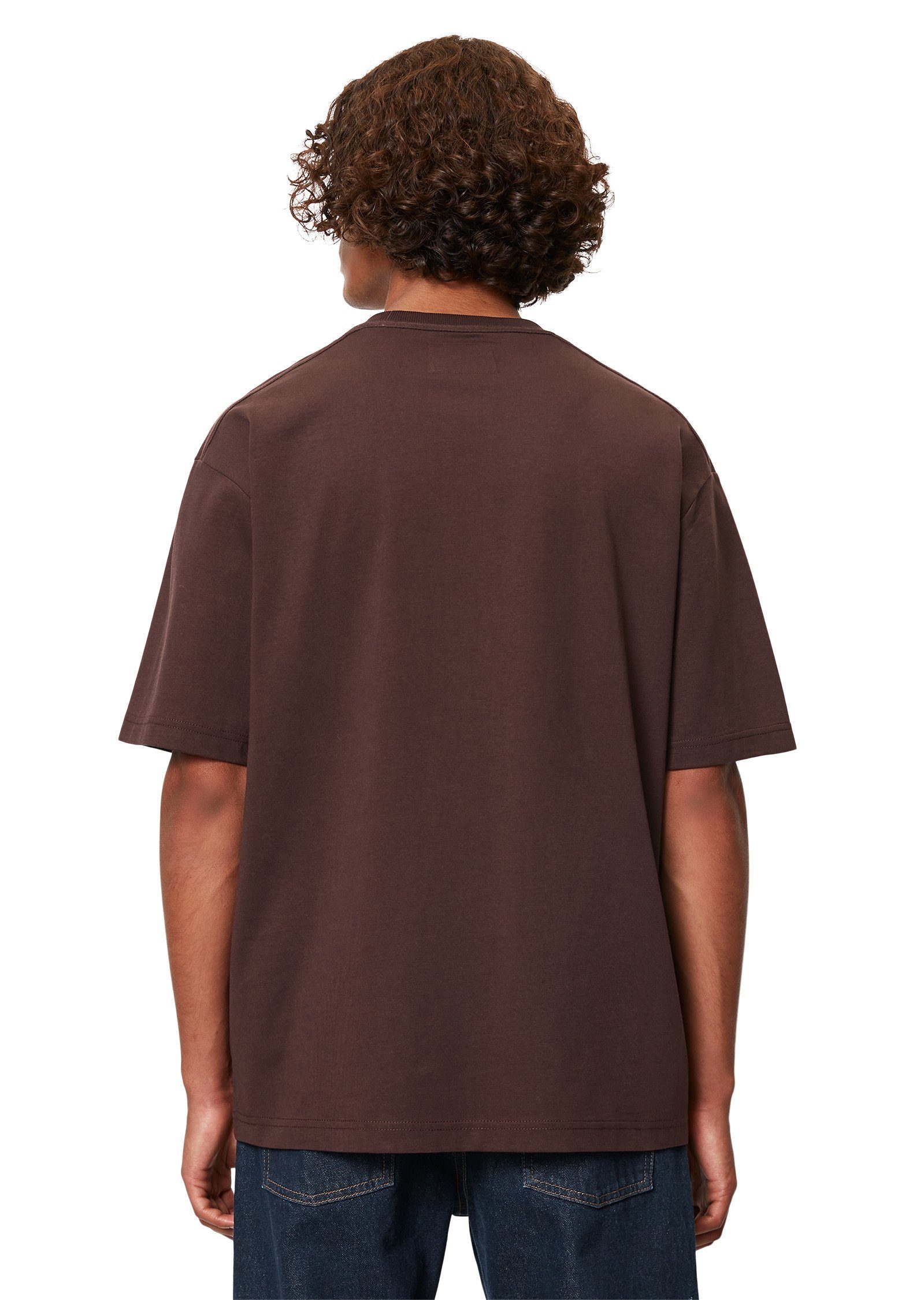 Marc O'Polo lila aus reiner T-Shirt Bio-Baumwolle