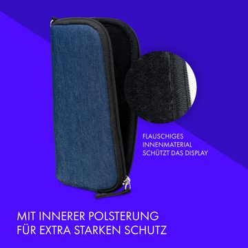 XiRRiX Handytasche für Smartphone oder Handy - Handyhülle Smartphonetasche (1-tlg., inkl. Handschlaufe), bester Schutz Dank guter Polsterung mit Stoßdämpfung