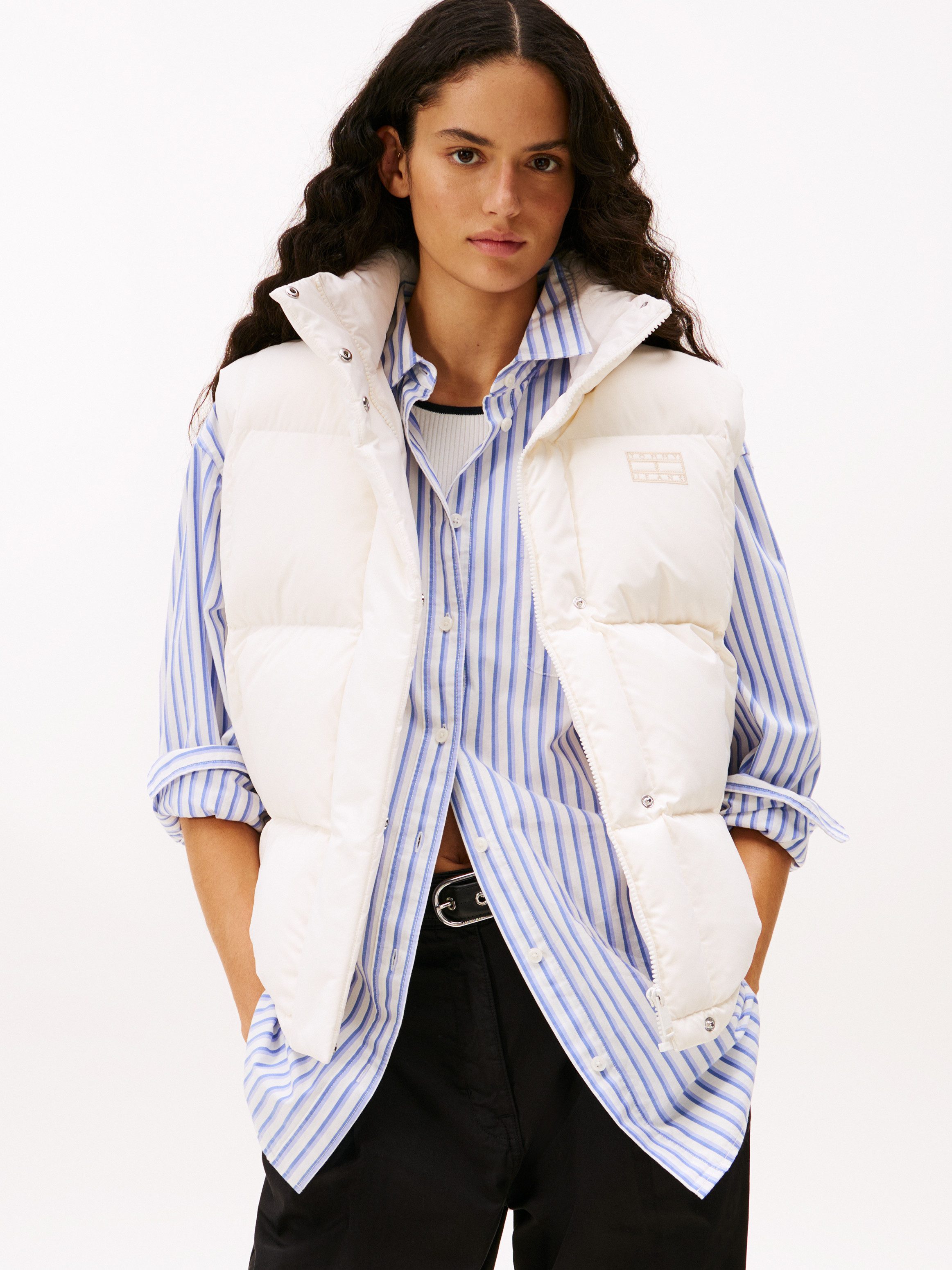 Tommy Jeans Steppweste TJW ALASKA GRID günstig online kaufen