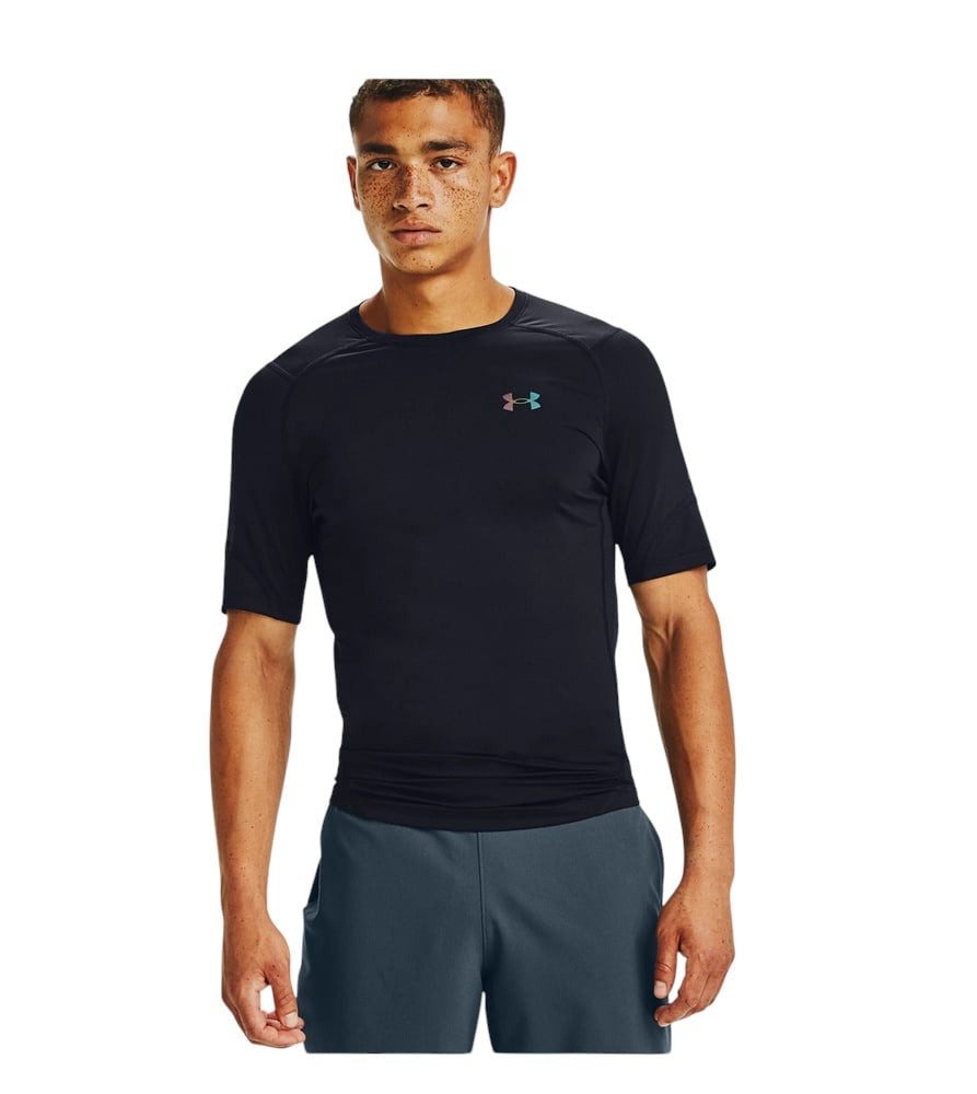 Under Armour® Trainingsshirt HG Rush 2.0 Comp (enganliegend, atmungsaktivität) schwarz Herren