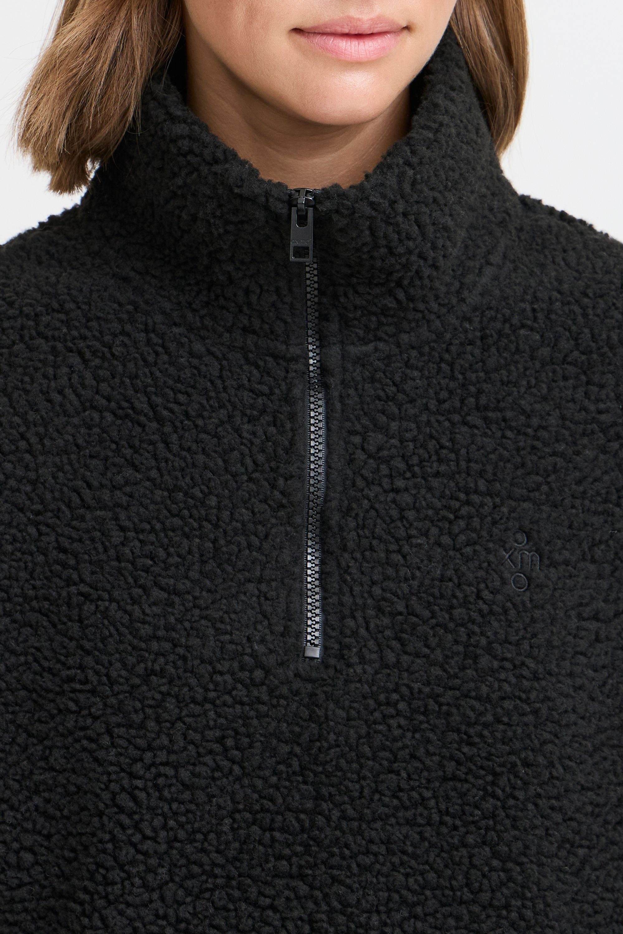 OXMO Fleecejacke OXTolirone Moderner Teddy-Sweater