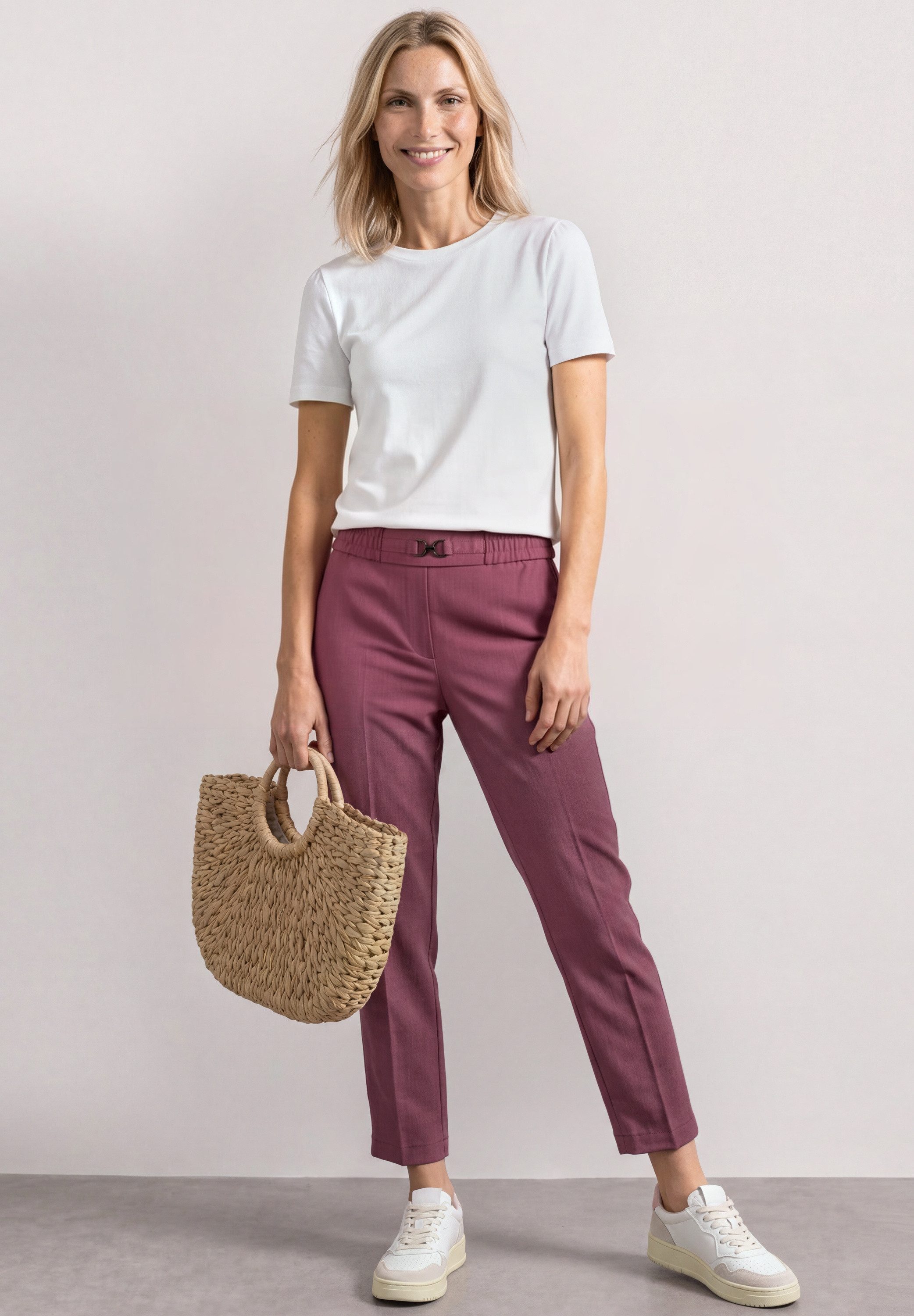 STREET ONE Stoffhose Middle Waist