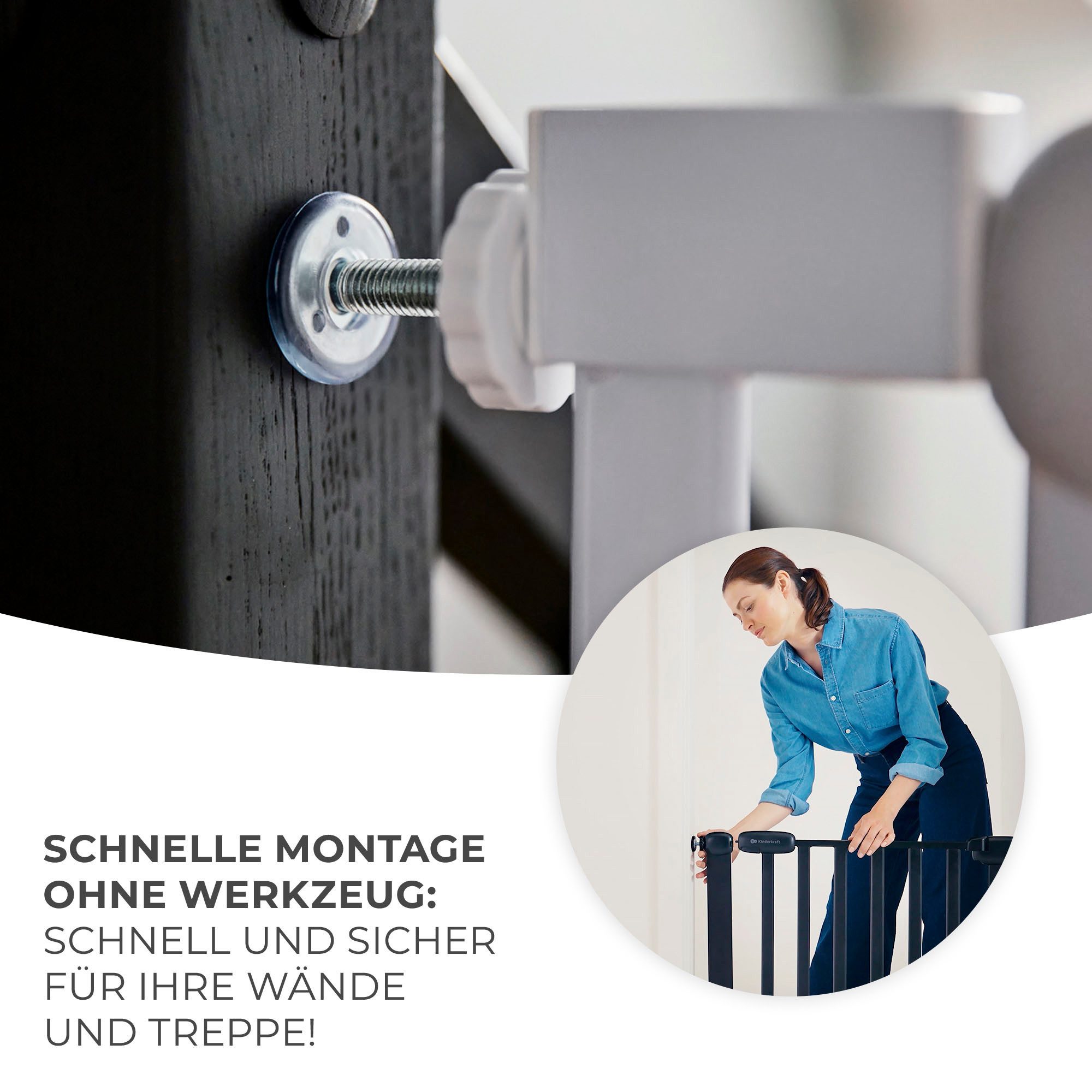 Kinderkraft Türschutzgitter LOCK & GO günstig online kaufen