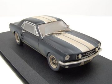 GREENLIGHT collectibles Modellauto Ford Mustang Coupe 1967 matt schwarz verschmutzt Creed II Modellauto, Maßstab 1:43