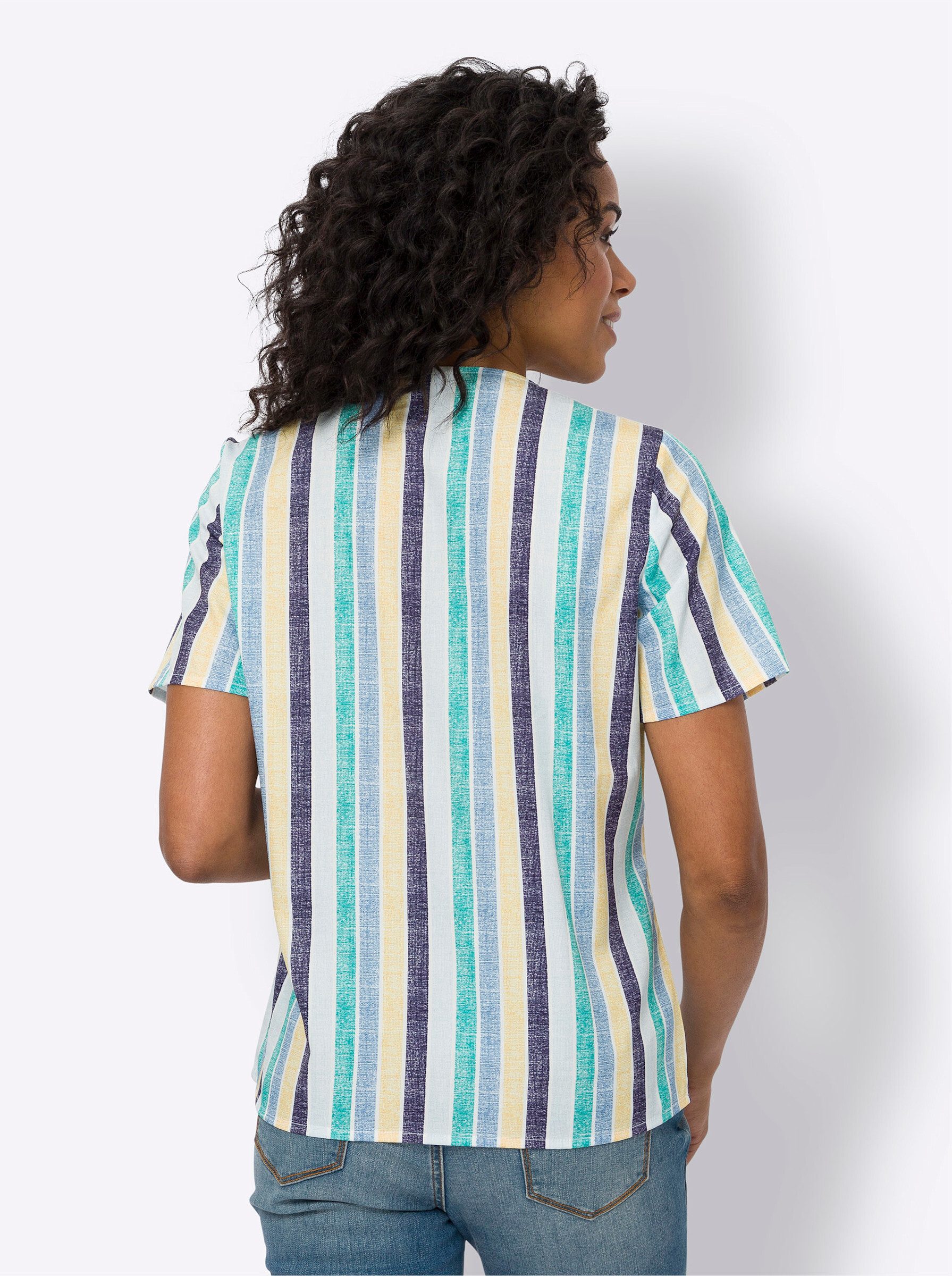 Sieh an! Klassische Bluse Kurzarmbluse günstig online kaufen