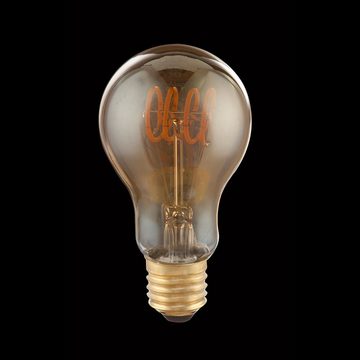 Globo LED-Leuchtmittel, VINTAGE LED E27 Leuchtmittel 4 Watt Edison Glas Lampe amber 200lm