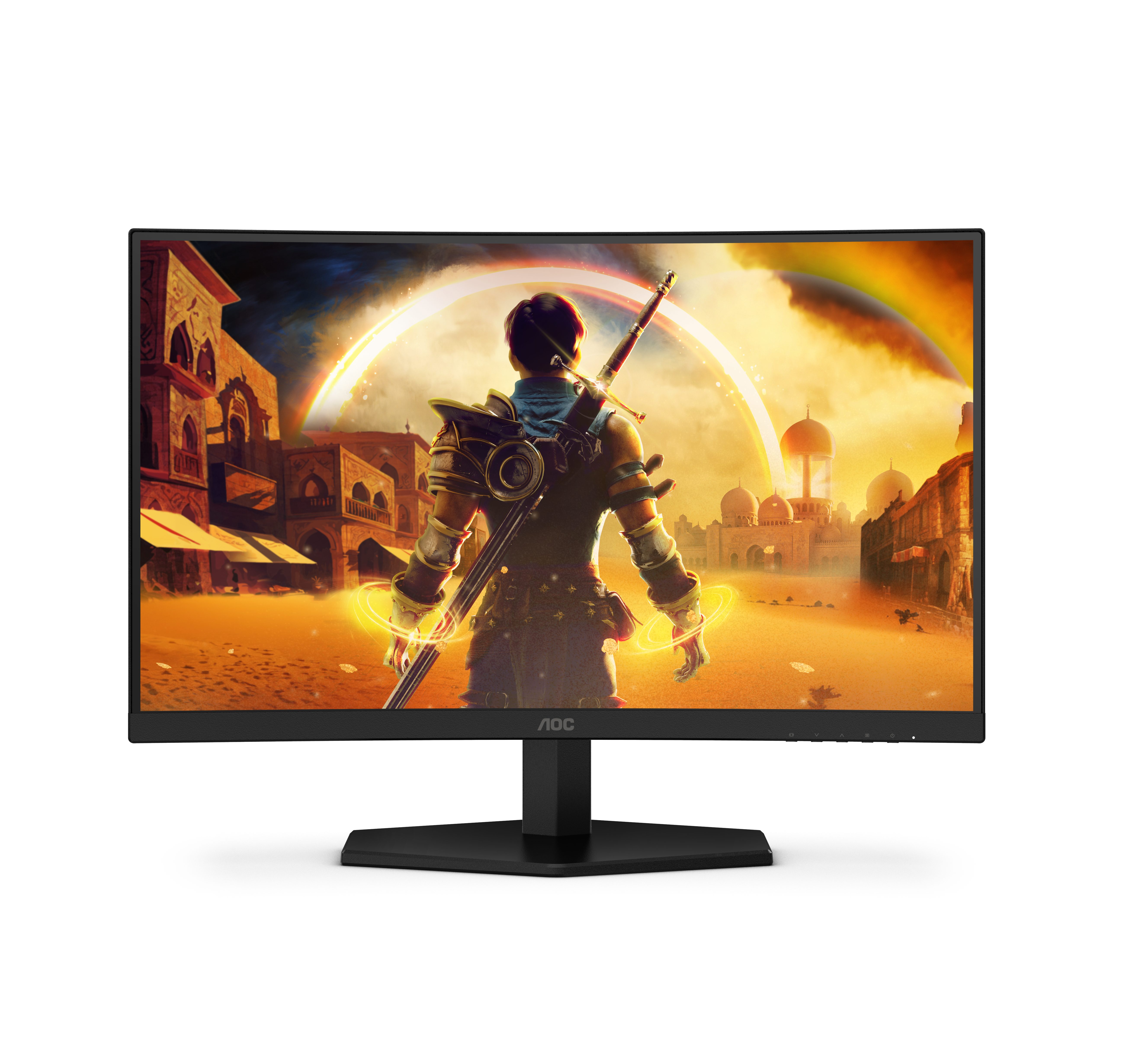 AOC C24G42E Gaming-Monitor (59,9 cm/23,6 ", 1920 x 1080 px, FHD, 0,5 ms Reaktionszeit, 180 Hz, VA LED, neigbar, 2x 2W Lautsprecher, Flicker-Free, Low Blue Light)