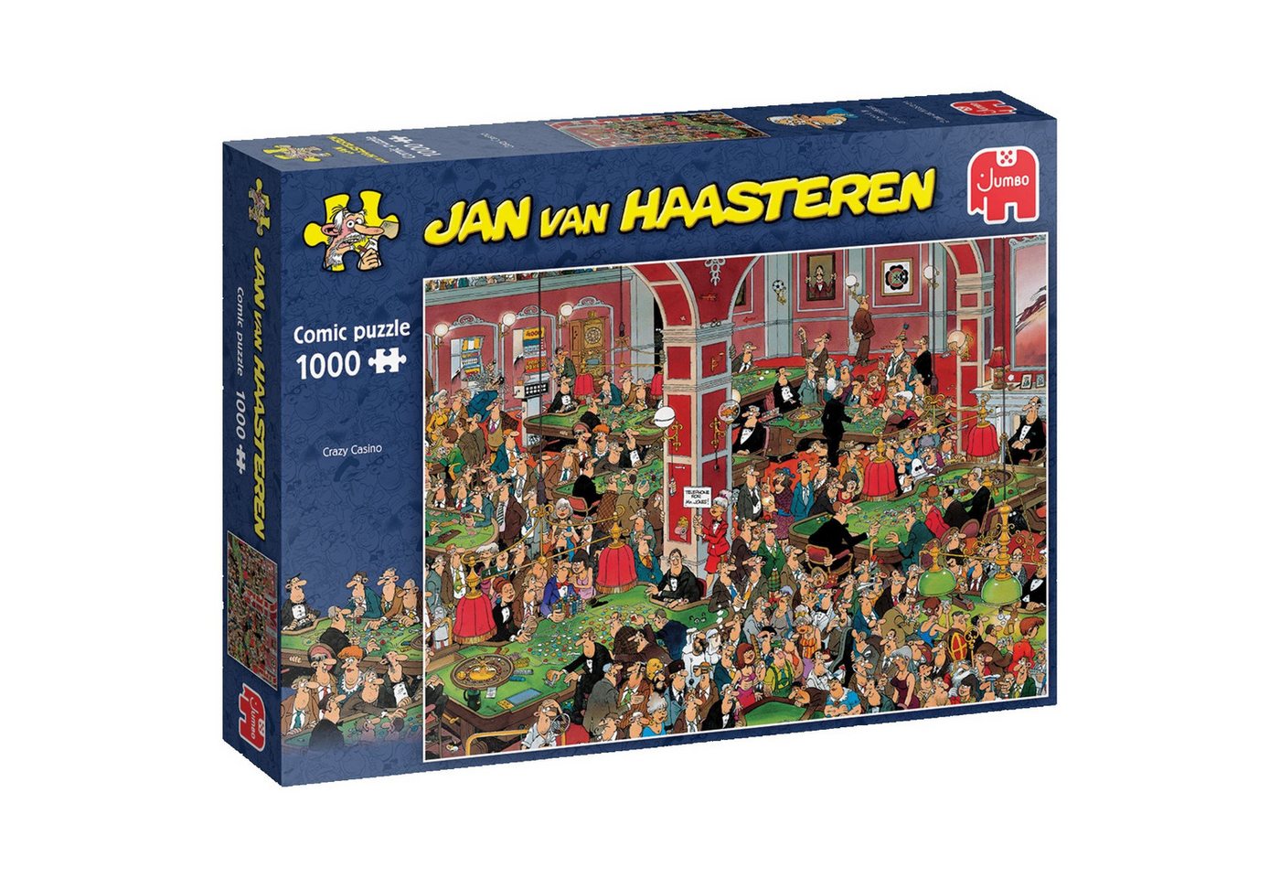 Jan van Haasteren Puzzle Jan van Haasteren Crazy Casino 1000 Teile Puzzle, 1000 Puzzleteile