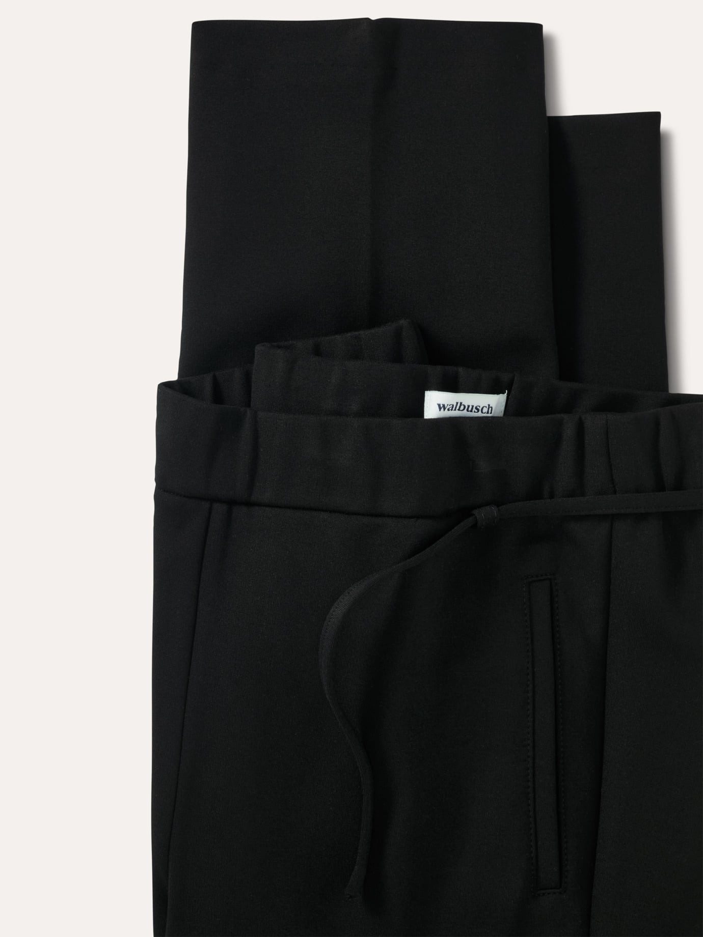 Walbusch Jerseyhose Damen Jerseyhose Heavy Jersey EcoVero Viskose Regular Fit Kurzgröße, Relaxbundhose mit abnehmbarem Gürtel, knitterarm – Bild 4 von 4