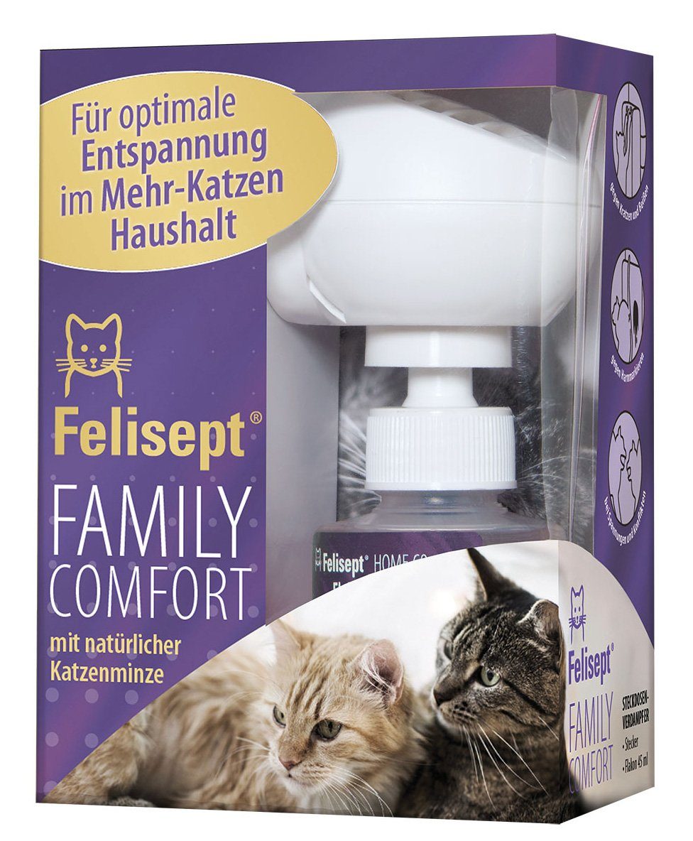 Felisept Katzenstreu Felisept FAMILY Comfort Set Diffusor und Flacon 45ml