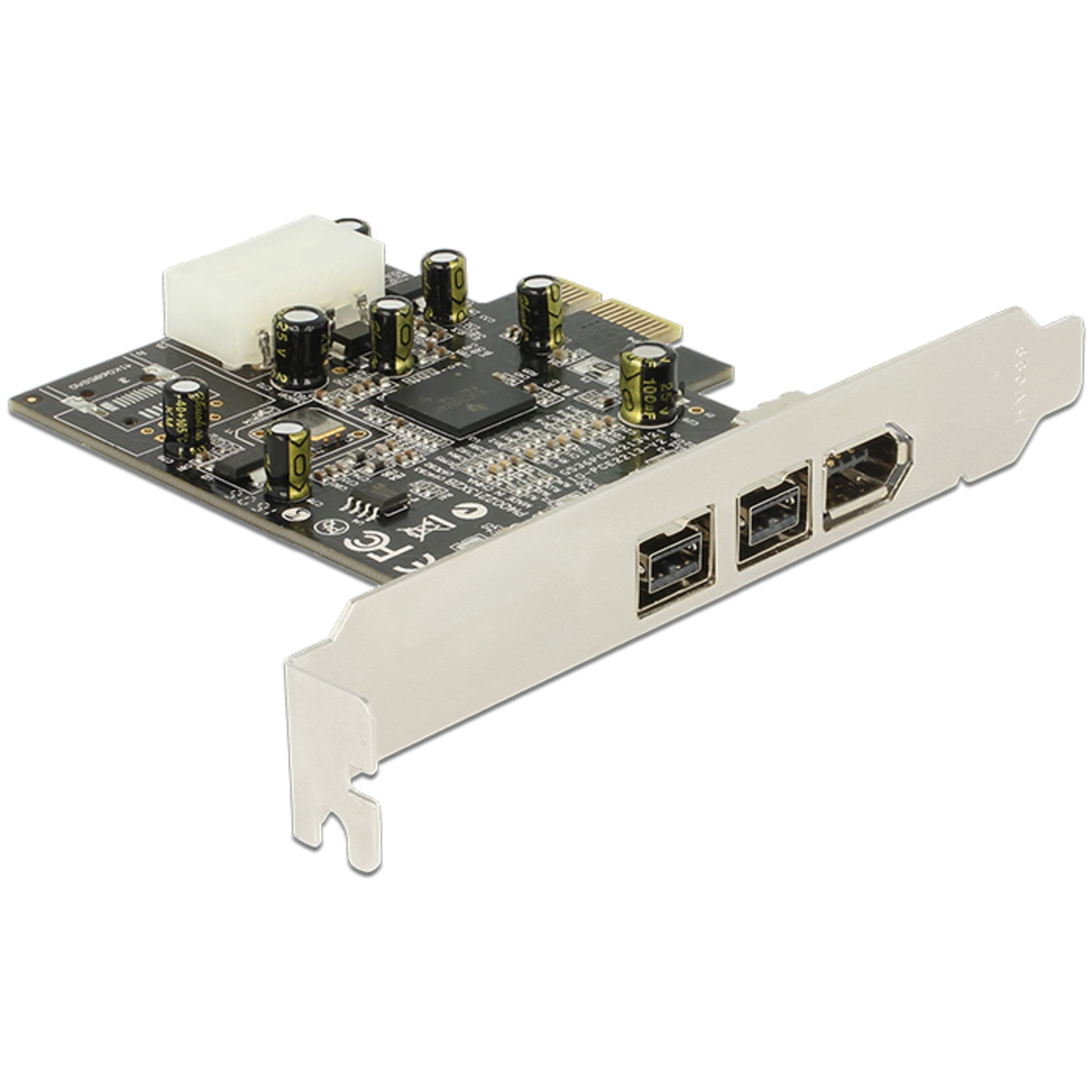 Delock Digitales Aufnahmegerät (PCI Express Firewire 800/400 - PCIe Soundkarte)