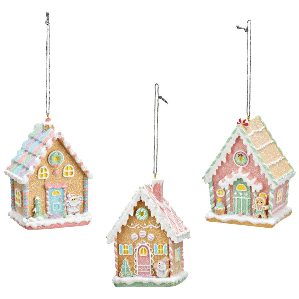 matches21 HOME & HOBBY Dekohänger Süße Lebkuchenhaus Dekohänger 3er-Set 10 günstig online kaufen