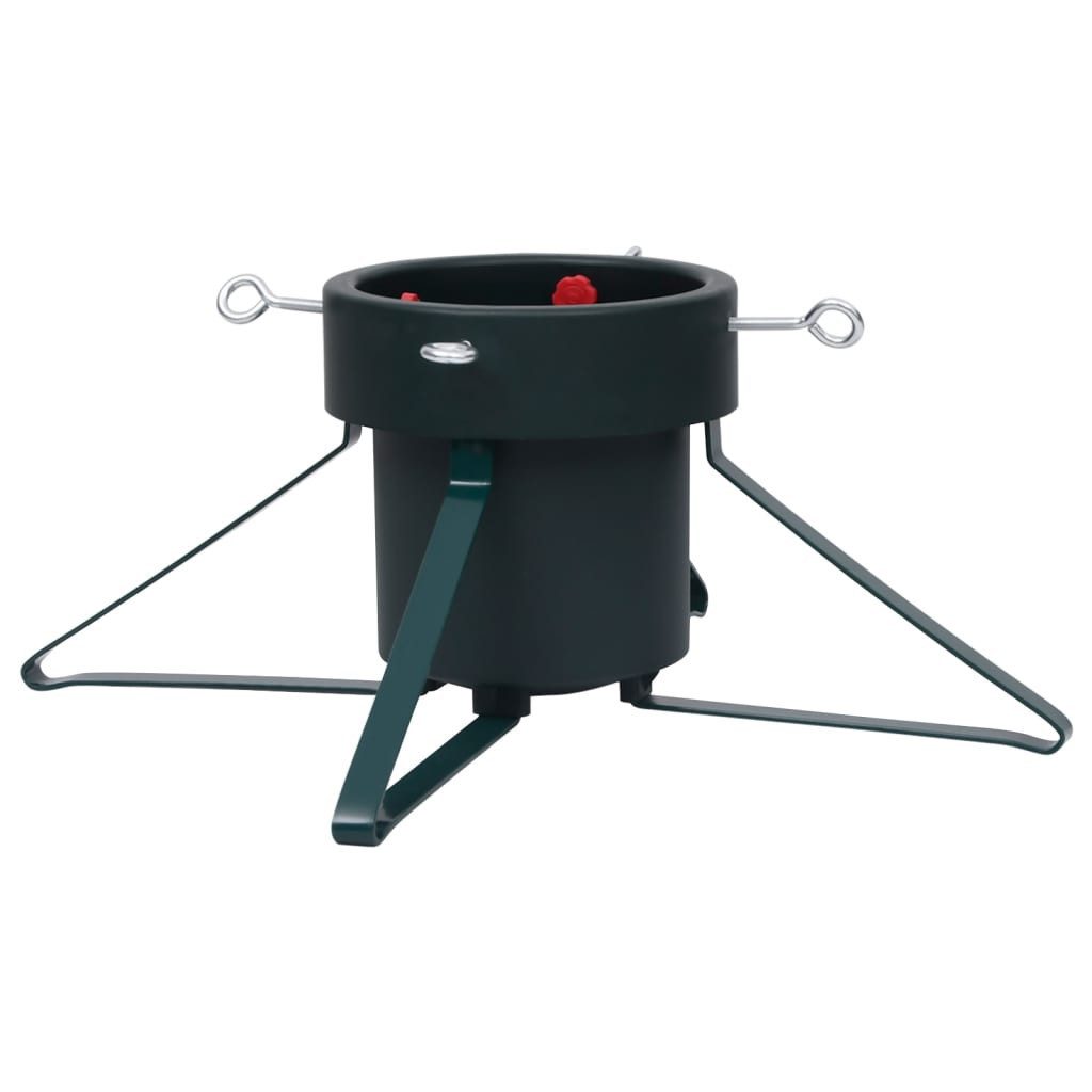 furnicato Christbaumständer Weihnachtsbaumständer Schwarz 46 x 46 x 19 cm für echten Baum (1-tlg), Baumhalter mit Wassertank für 2L und stabilen Schrauben im Metall