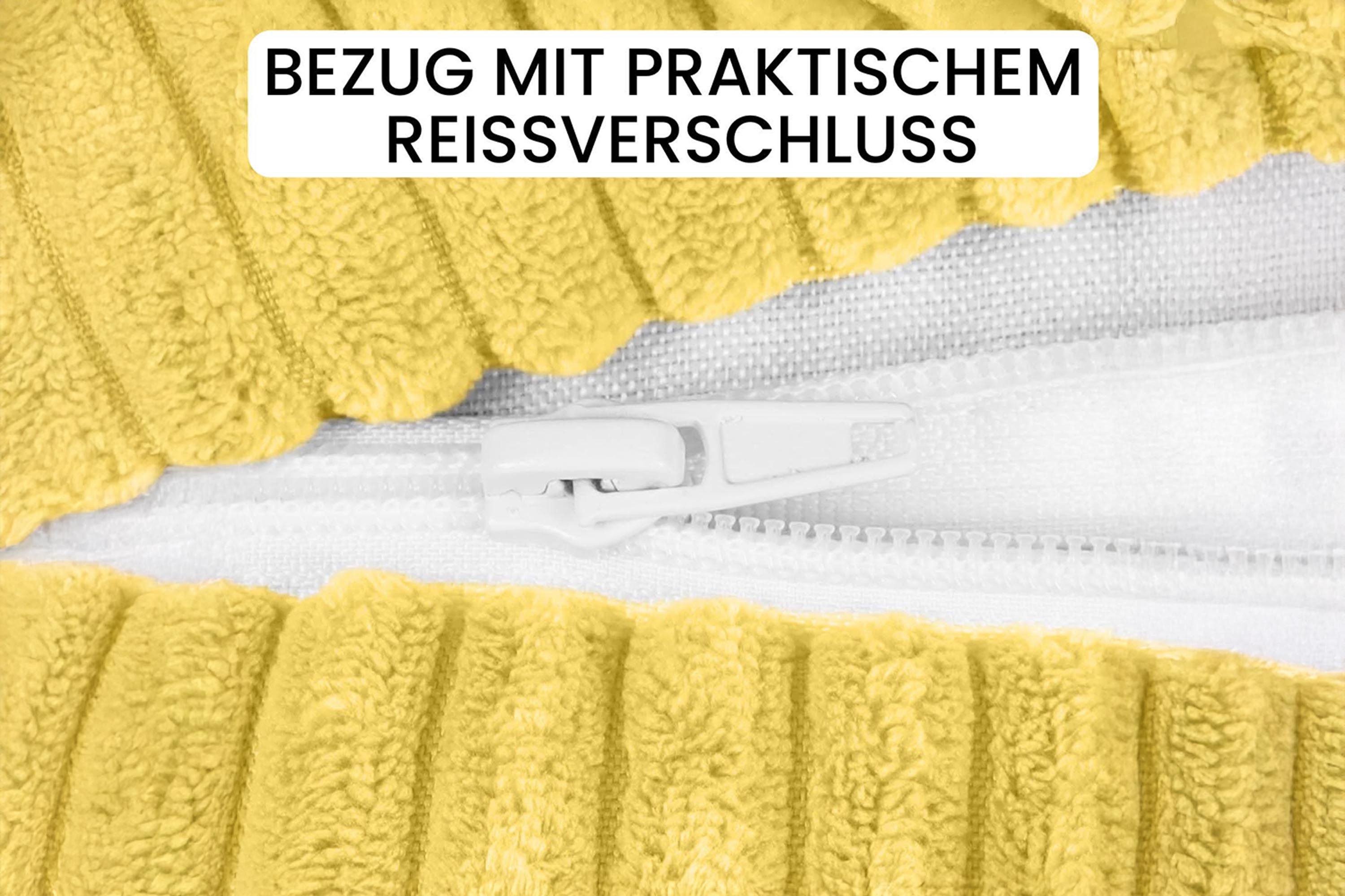 Amilian Nackenrollenbezug 15x40 cm - Ersatzbezug für Nackenrolle; Bettrolle; Kissenrolle, waschbarer Bezug mit verdecktem Zip für leichtes Abnehmen.