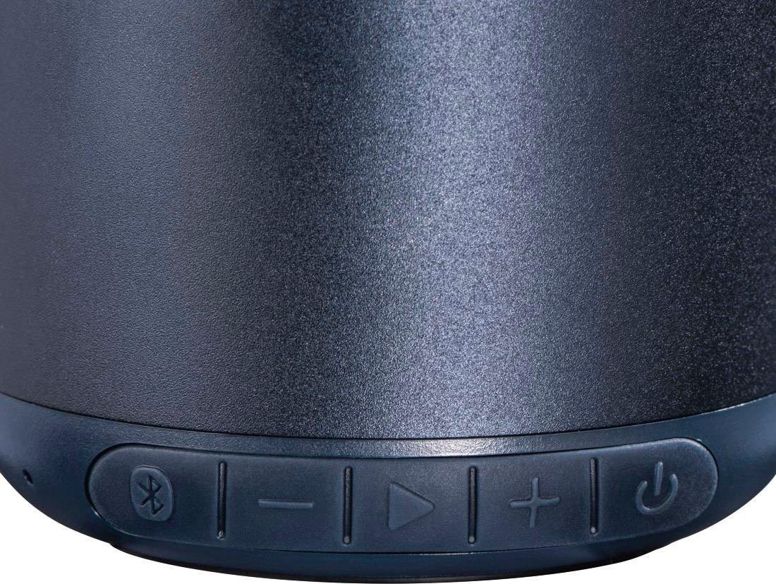 Bluetooth-Lautsprecher Bluetooth, Hama "Drum Lautsprecher (3,5 2.0" Integrierte Aluminiumgehäuse) AVRCP blau HFP, Robustes (A2DP W Bluetooth, Freisprecheinrichtung) Bluetooth®