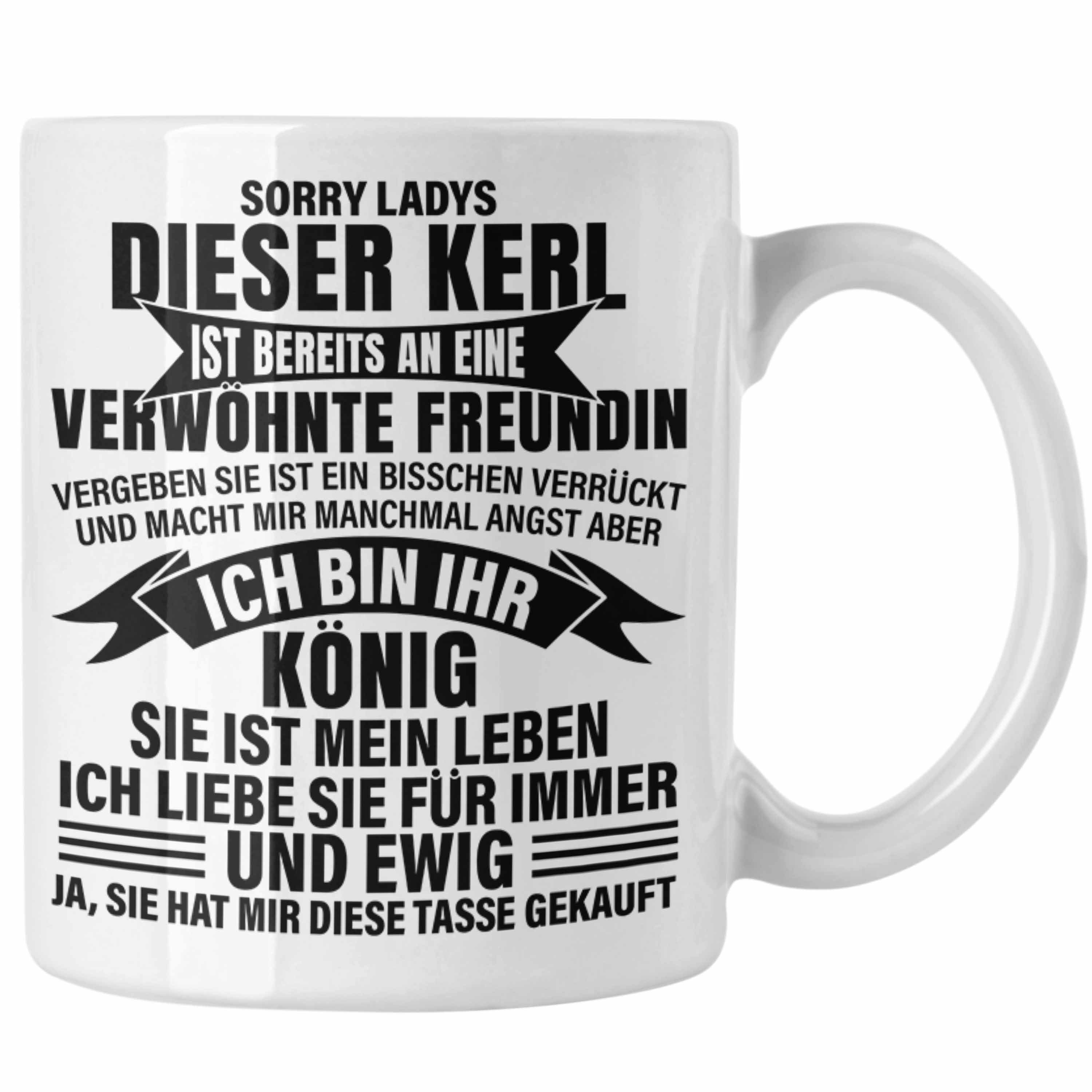 Trendation Tasse Trendation - Valentinstag Geschenk Tasse für Ihn von Freundin Geschenk
