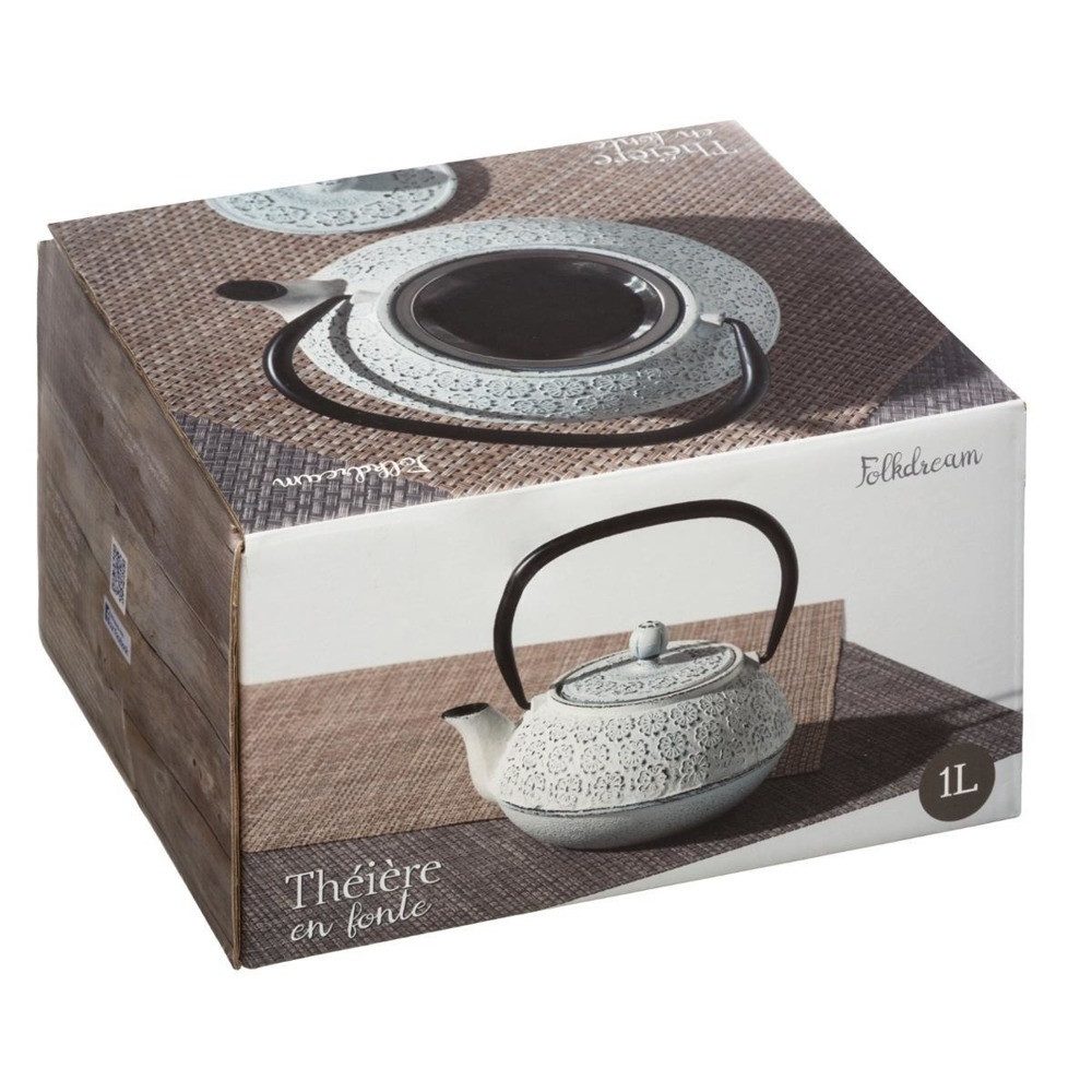Secret de Gourmet Kanne Gusseisen-Teekanne mit abnehmbarem Filter, (einzeln)