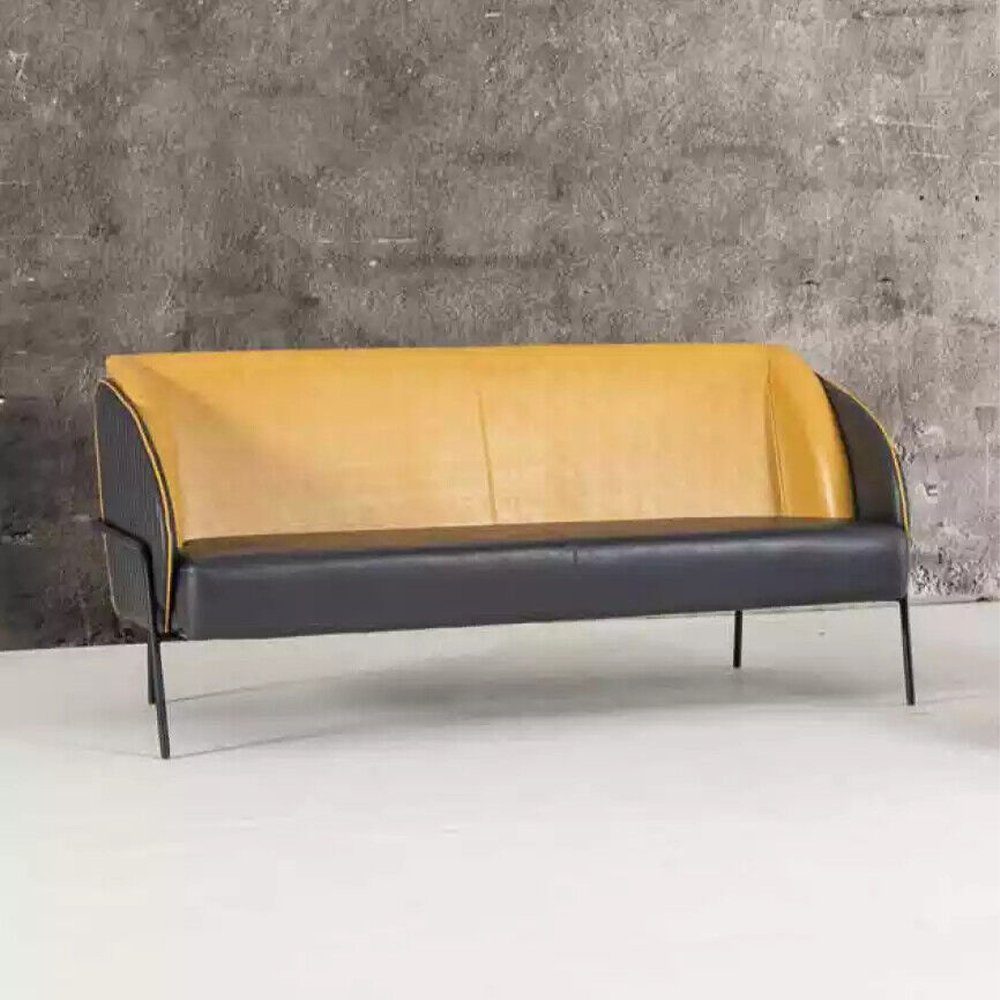 JVmoebel Sofa Modern Sofa 3 Sitzer Arbeitzimmer Textil Polster Möbel Design, Made In Europe