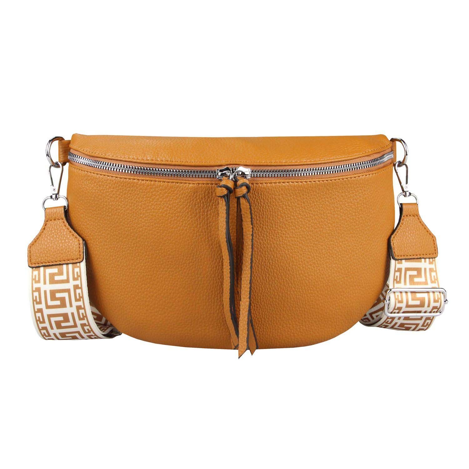ITALYSHOP24 Bauchtasche Damen Brusttasche Gürteltasche CrossBody, günstig online kaufen