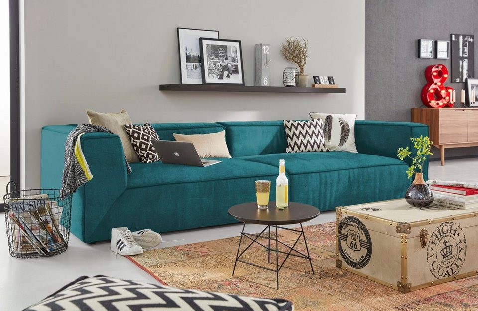 TOM TAILOR HOME Big-Sofa BIG CUBE, TOM TAILOR Big-Sofa >>BIG CUBE<<, in 3  Breiten, Tiefe 122 cm