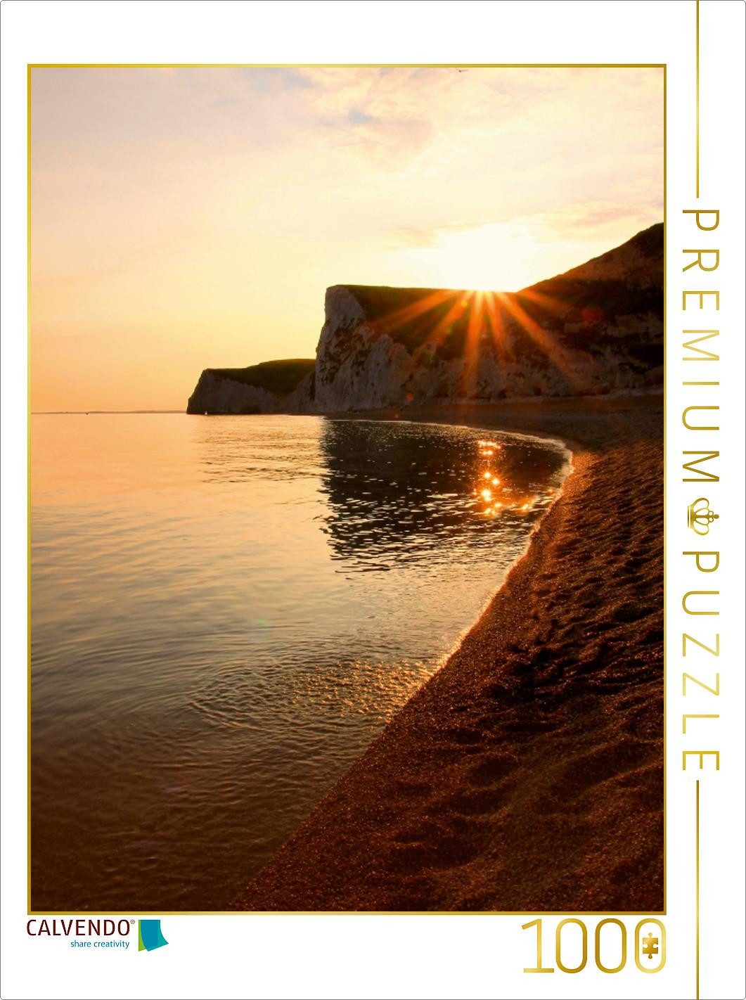 CALVENDO Puzzle CALVENDO Puzzle Sonnenuntergang an der englischen Küste 1000 Teile Puz, 1000 Puzzleteile