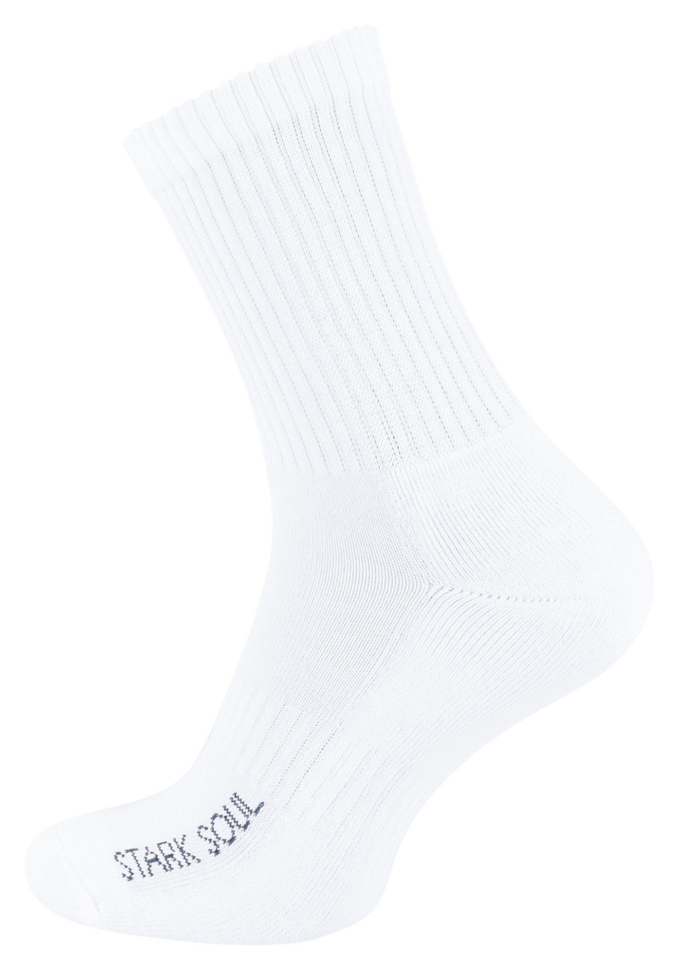 Stark Soul® Sportsocken Sportsocken mit FROTTEESOHLE, gekämmte Baumwolle (6 Paar) flache Zehennaht, gepolsterte Frottee-Sohle