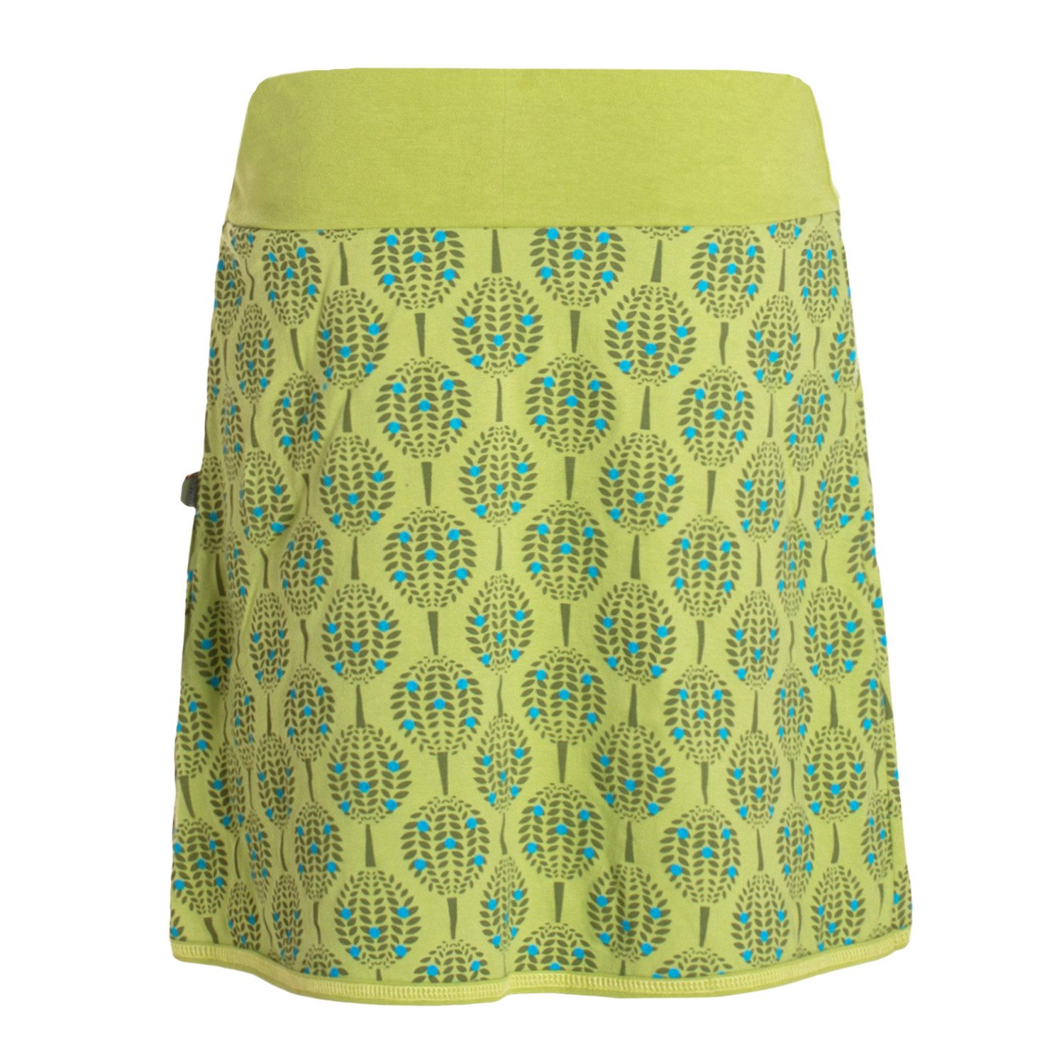 Vishes Minirock Damen Mini-Rock Baumwolle Blumen-Muster günstig online kaufen