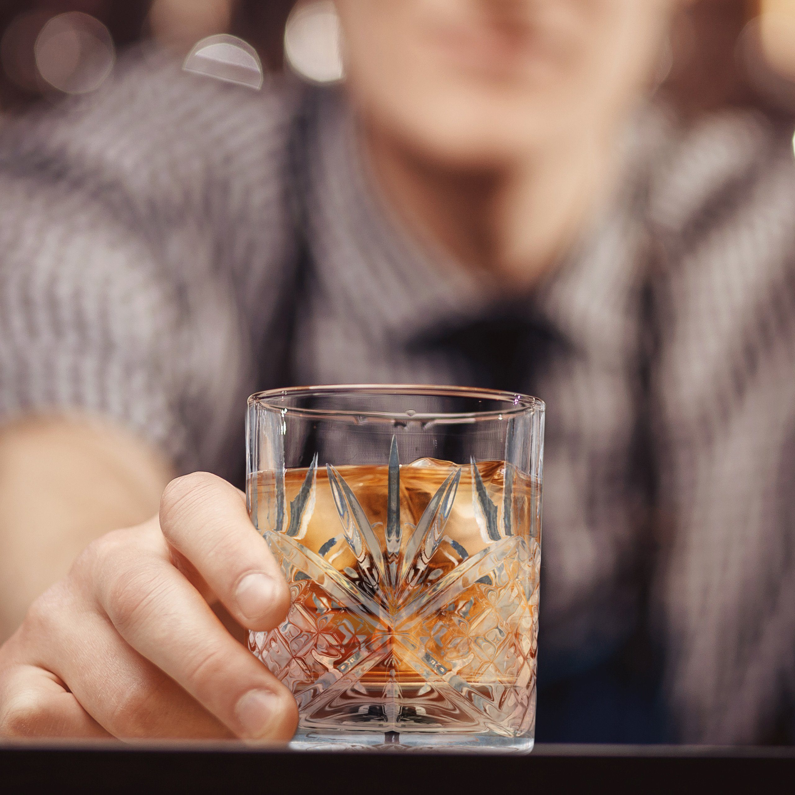 relaxdays Gläser-Set 4er Set Whisky Gläser, Glas
