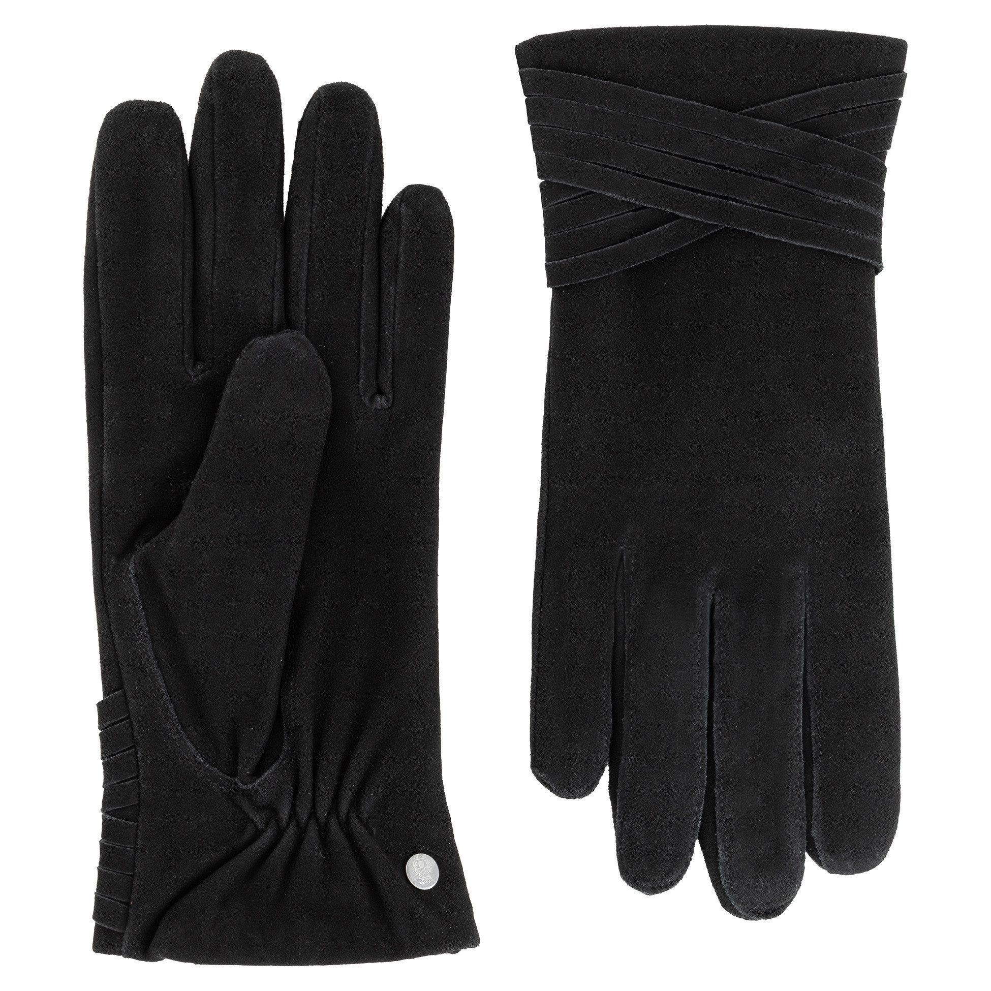 Roeckl Lederhandschuhe ROANNE Fingerhandschuhe mit Detail