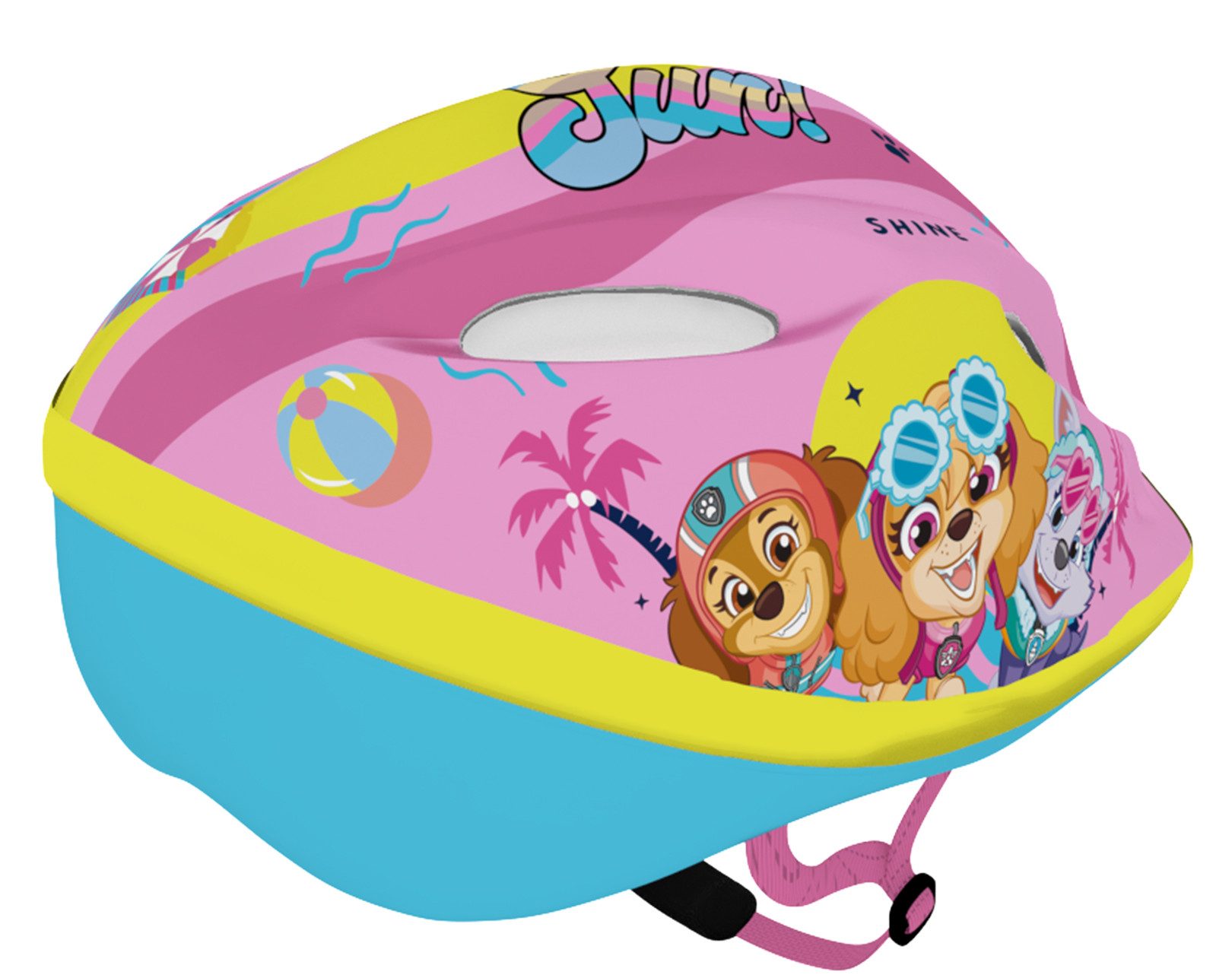 PAW PATROL Kinderfahrradhelm Girls Schutzhelm 52 bis 56 cm für Fahrrad Roller und Skates