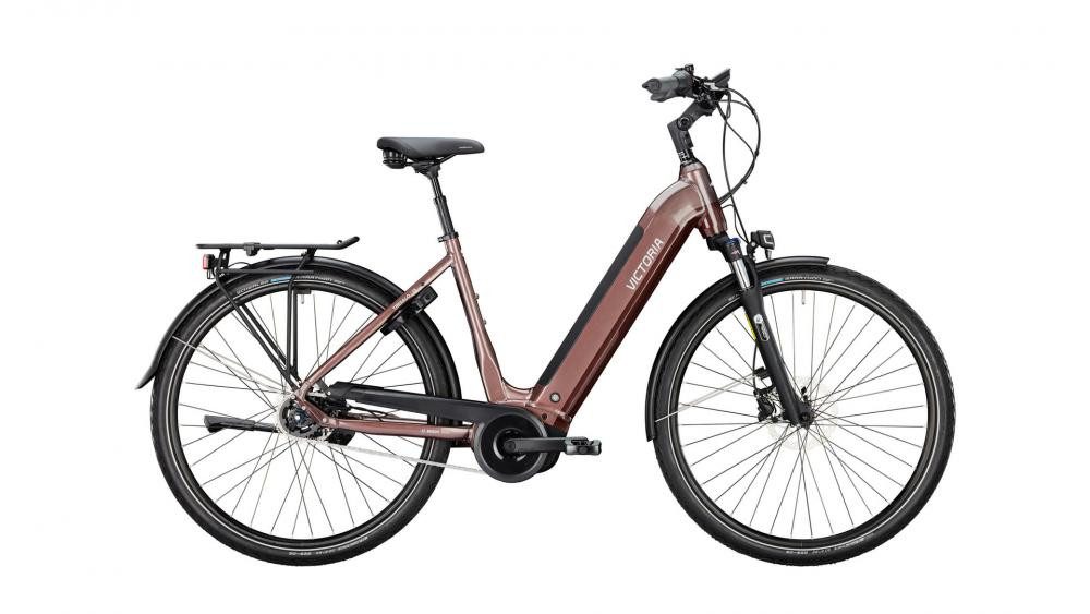 E-Bike VICTORIA Elektro-Trekkingrad "TRESALO 13" (1), Wave, 28", bornit copp