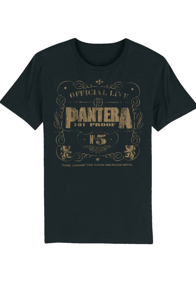 Pantera vielseitig Komfortabel und F4NT4STIC T-Shirt kombinierbar Print,