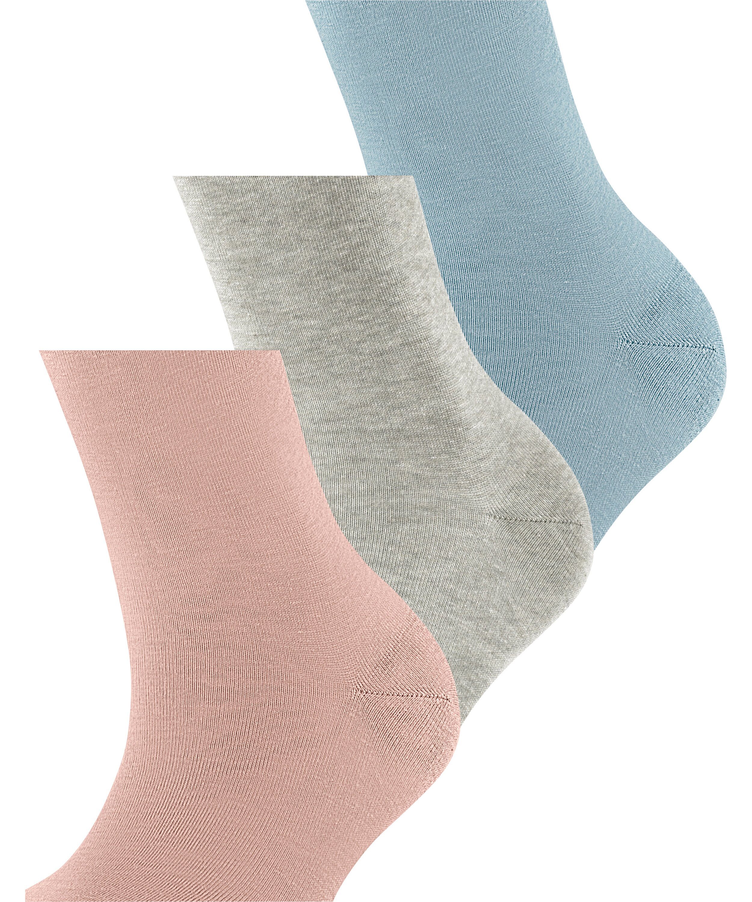 Esprit Socken Esprit Solid-Mix 3-Pack Damen (3-Paar) aus Biobaumwolle – Bild 4 von 5