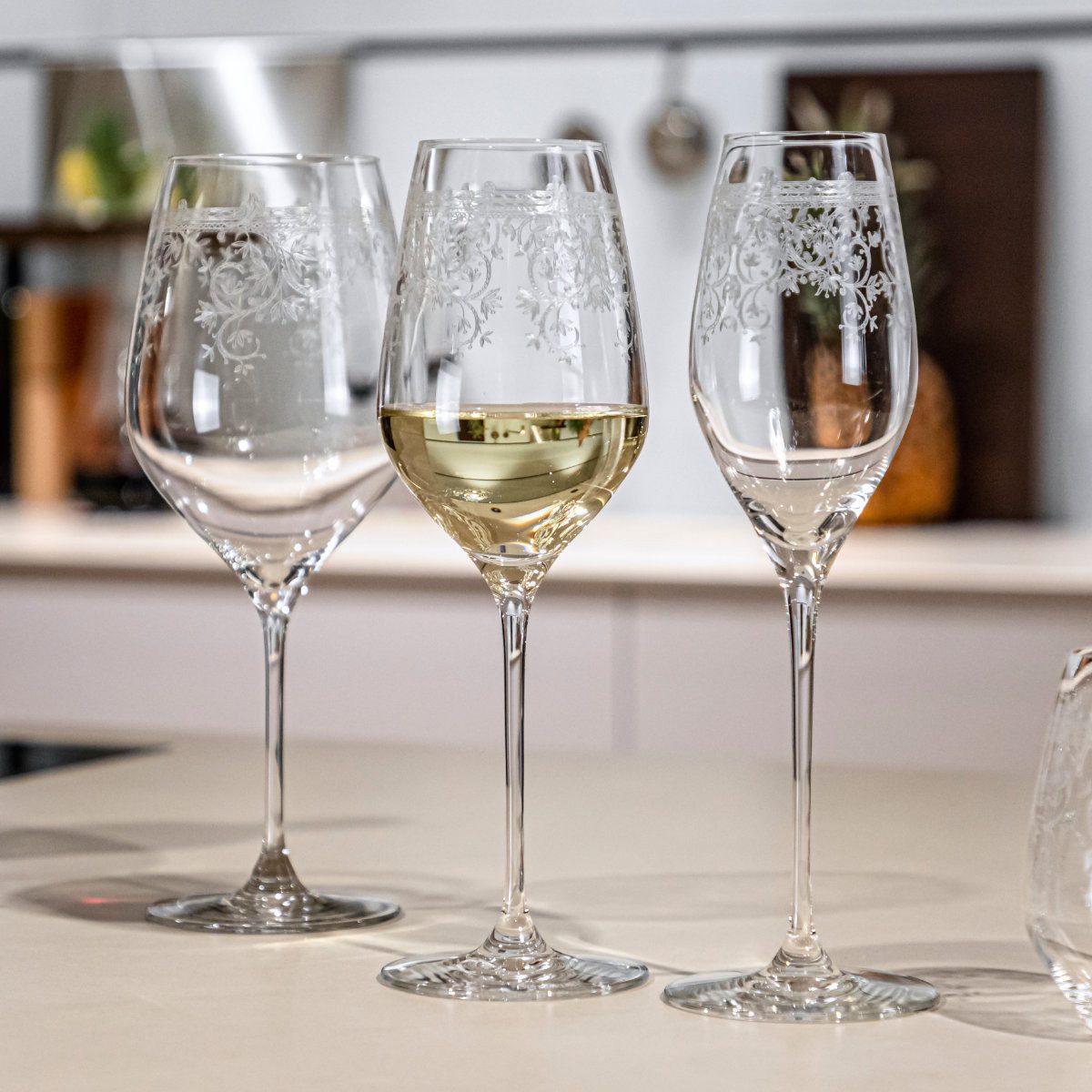 SPIEGELAU Champagnerglas Arabesque, Kristallglas, h: 265 mm / 300 ml