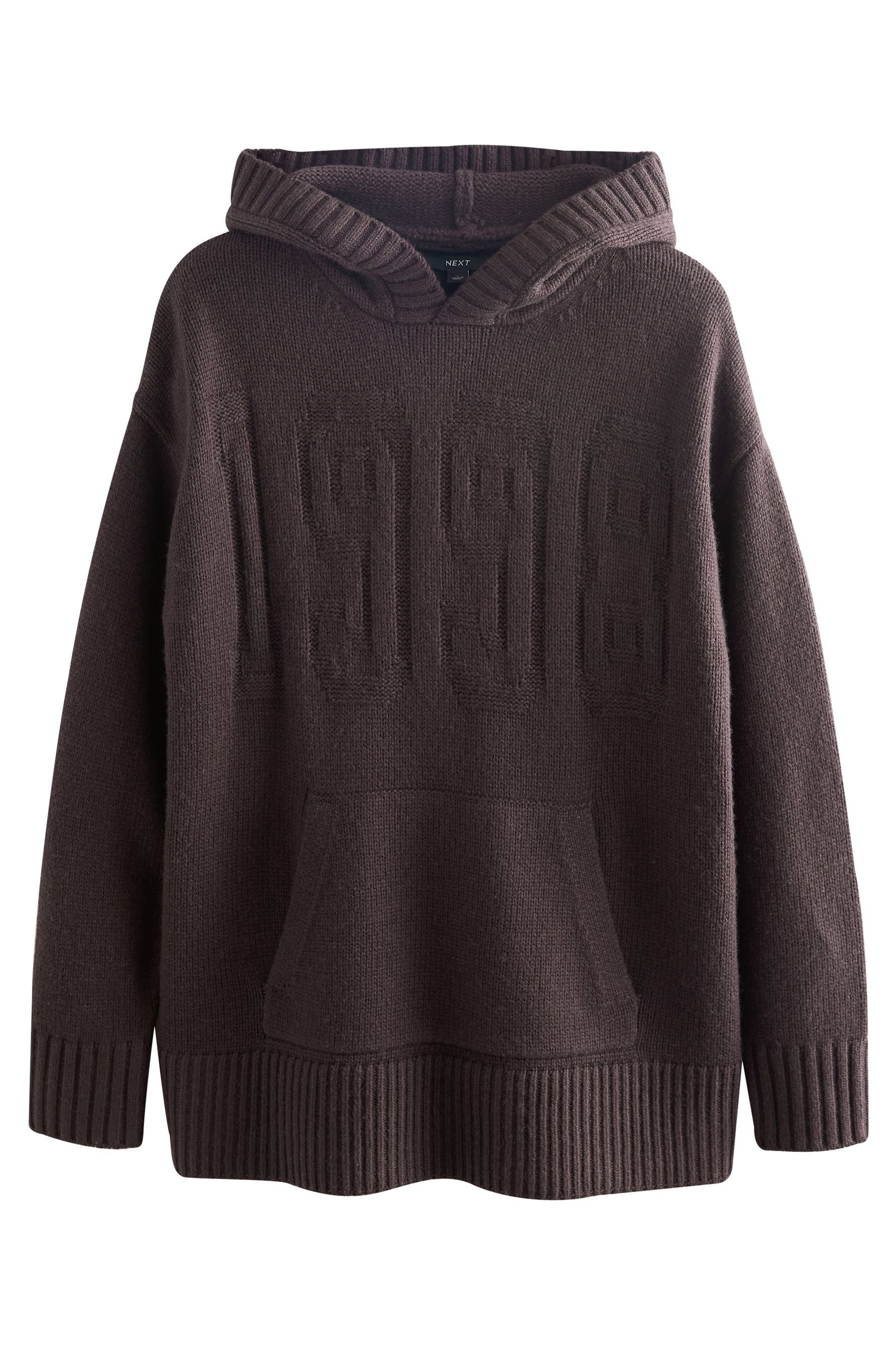 Next Kapuzenpullover Gestrickter Kapuzenpullover mit Grafik günstig online kaufen