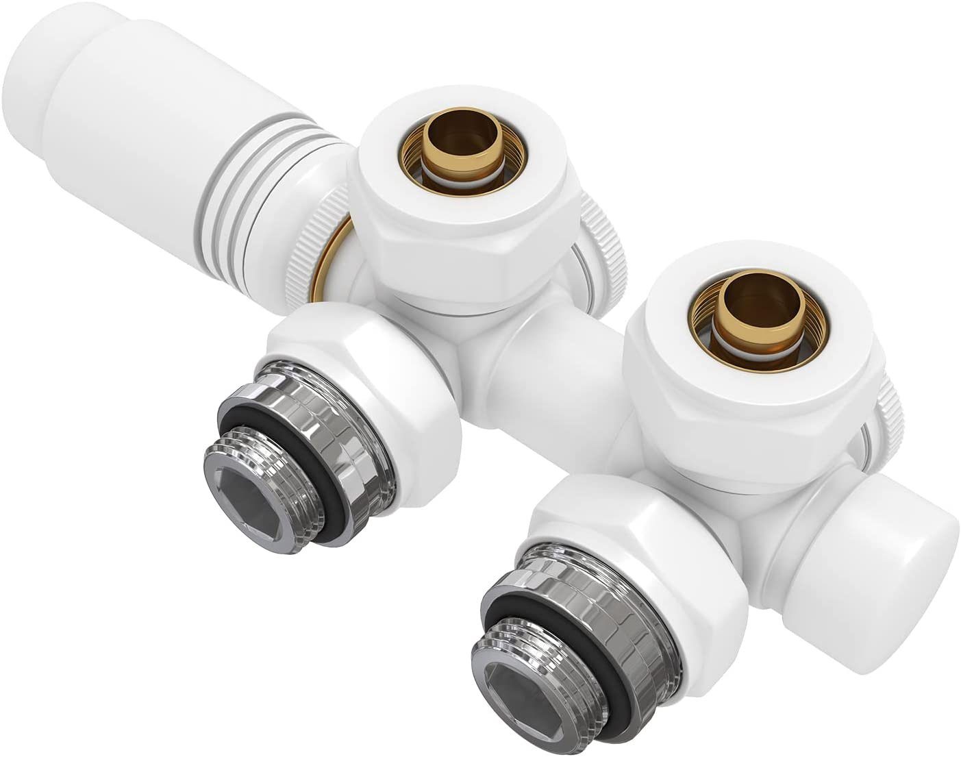 EMKE Heizkörperthermostat Anschlussarmatur Ventil mit Thermostat für Heizkö günstig online kaufen