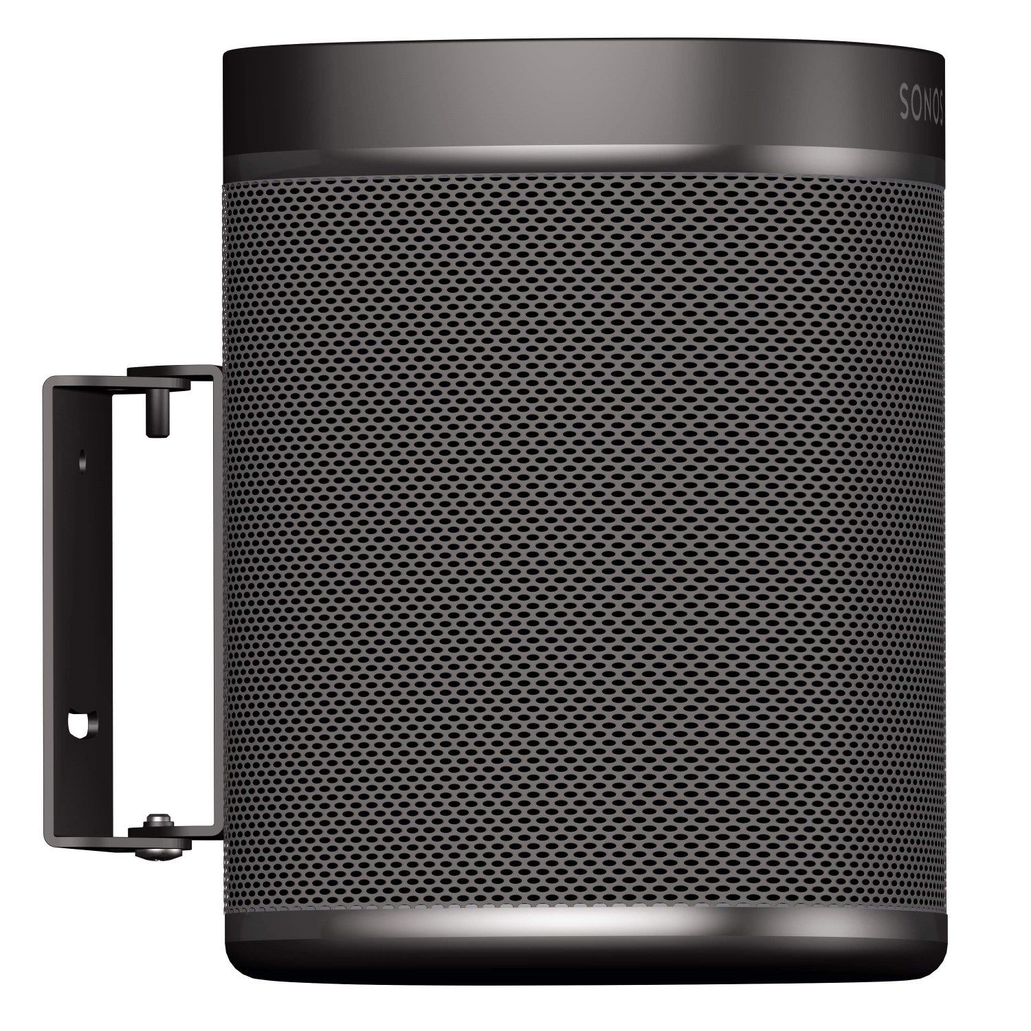 Hama Lautsprecher-Wandhalterung Wandhalterung für Sonos PLAY:1 schwenkbar Schwarz, (Halterung Sonos Play 1 Boxen Wand-Halter Lautsprecher-Wandhalterung)