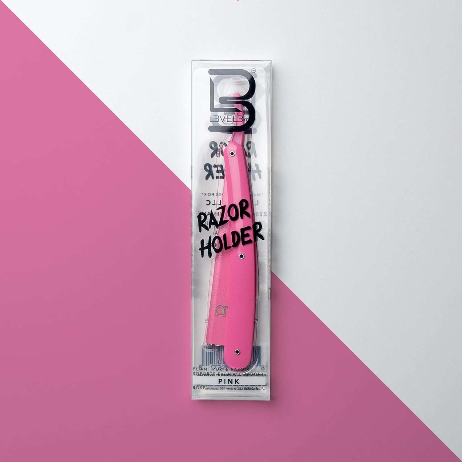 L3VEL3™ Distribution and Corporate Rasiermesser L3VEL3 Premium Razor + Double Edge Blades