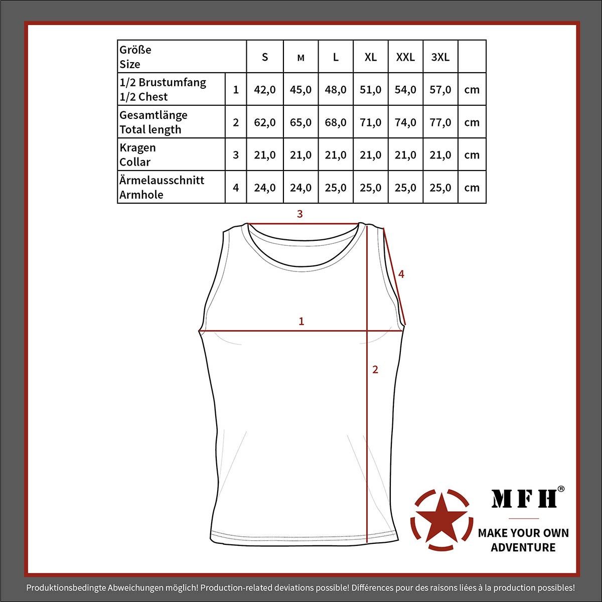 MFH Muskelshirt US Tank-Top Herren Muskelshirt günstig online kaufen