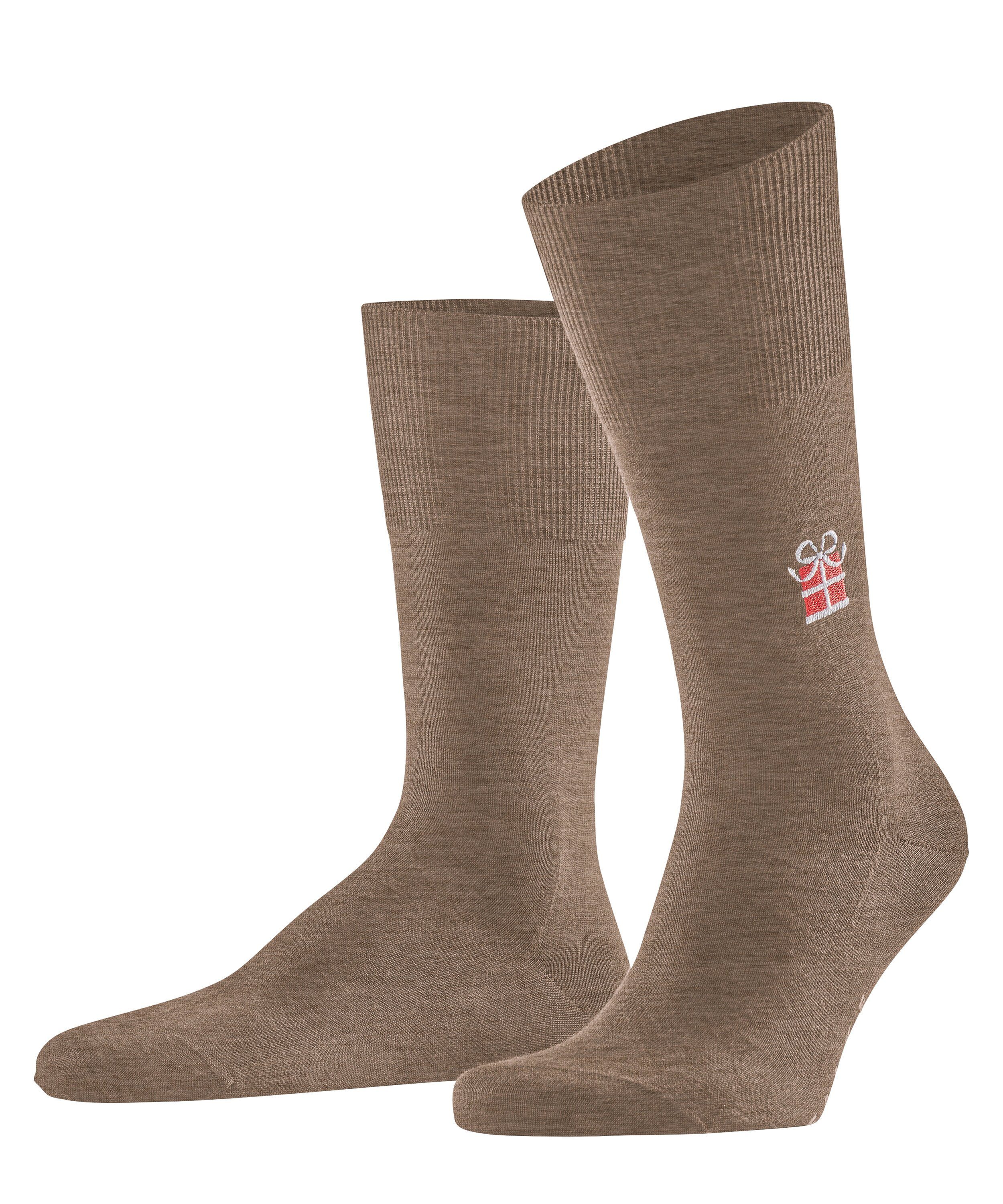 mel (1-Paar) (5410) Socken nutmeg Gift Airport Sweet FALKE