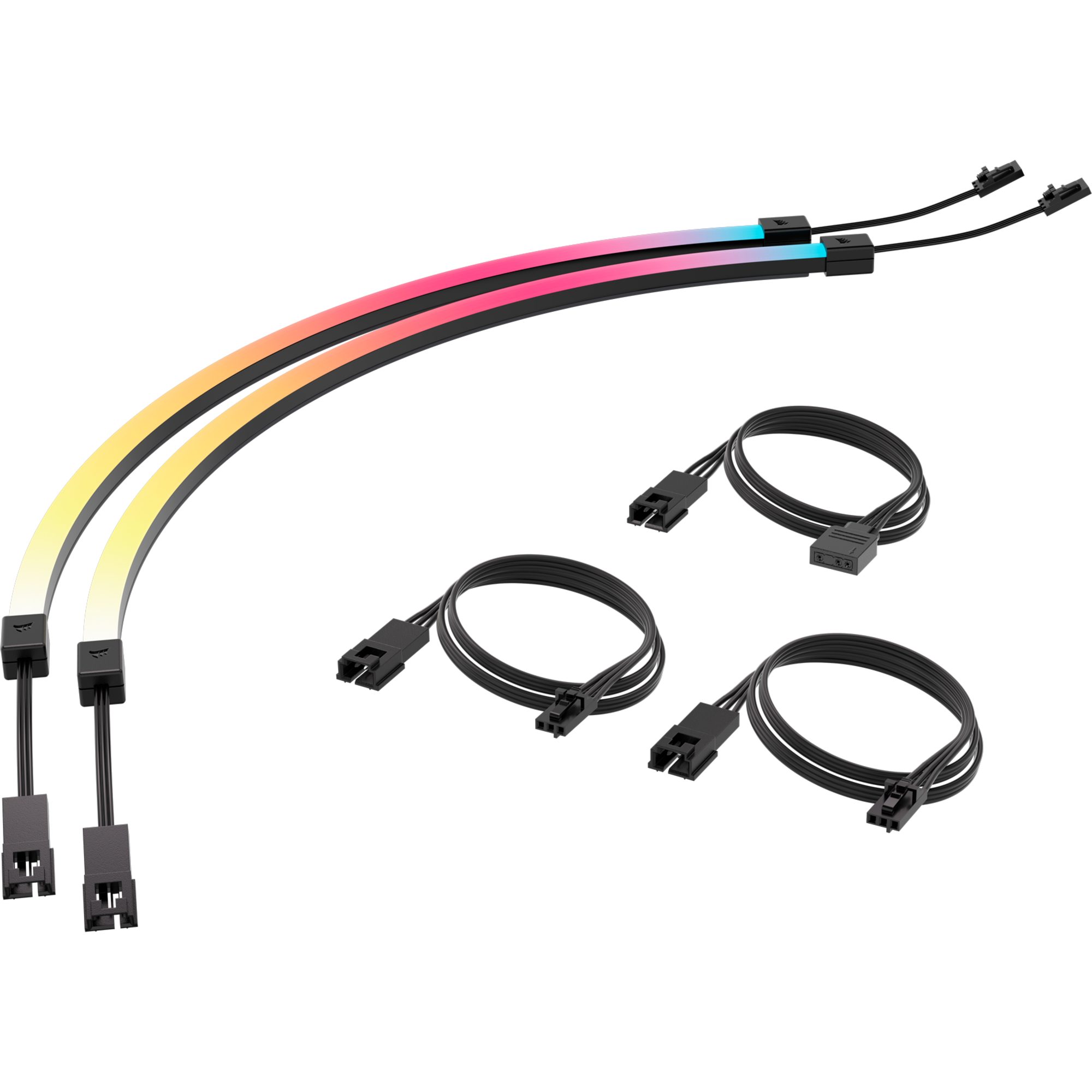 Corsair LED-Leuchtmittel Corsair iCUE LINK LS430 Aurora RGB Light Strips, LED-Streifen, (2