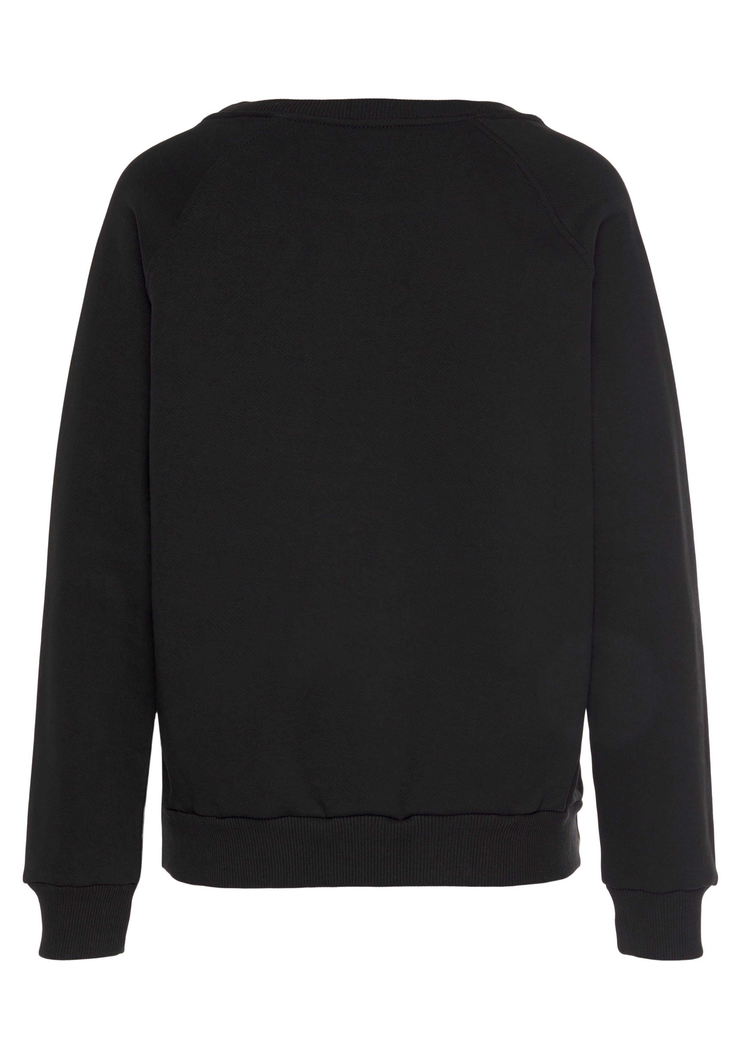 LASCANA Sweatshirt aus organischer Baumwolle, Loungewear – Bild 4 von 5
