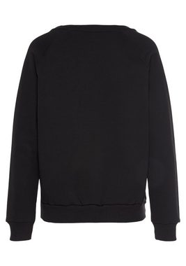 LASCANA Sweatshirt -Loungeshirt aus organischer Baumwolle, Loungeanzug