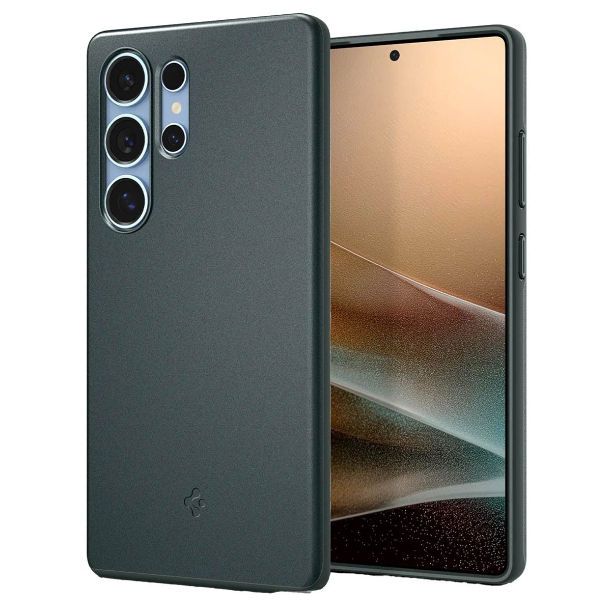 Spigen Backcover Spigen Thin Fit Backcover mit MagSafe Samsung Galaxy S25 Ultra - Abyss