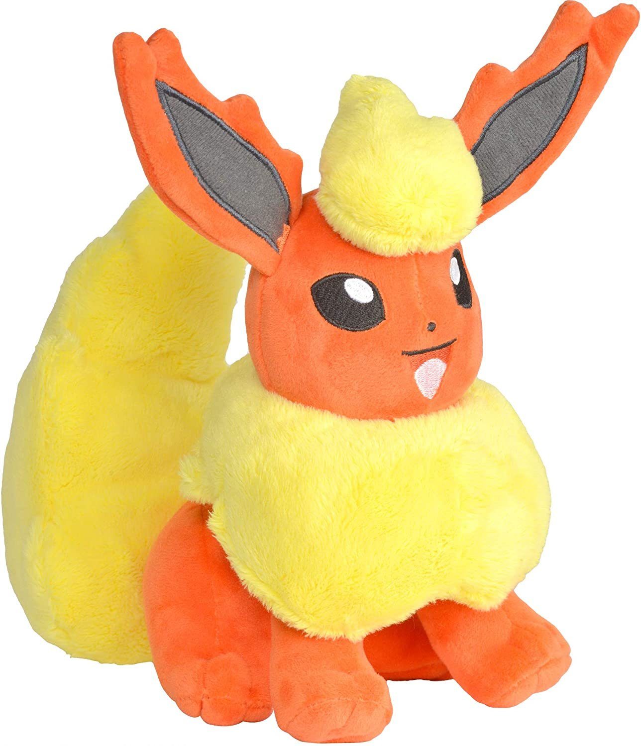 Jazwares Kuscheltier Pokemon - Plüschfigur - Eevolutions (20cm) Flamara orange
