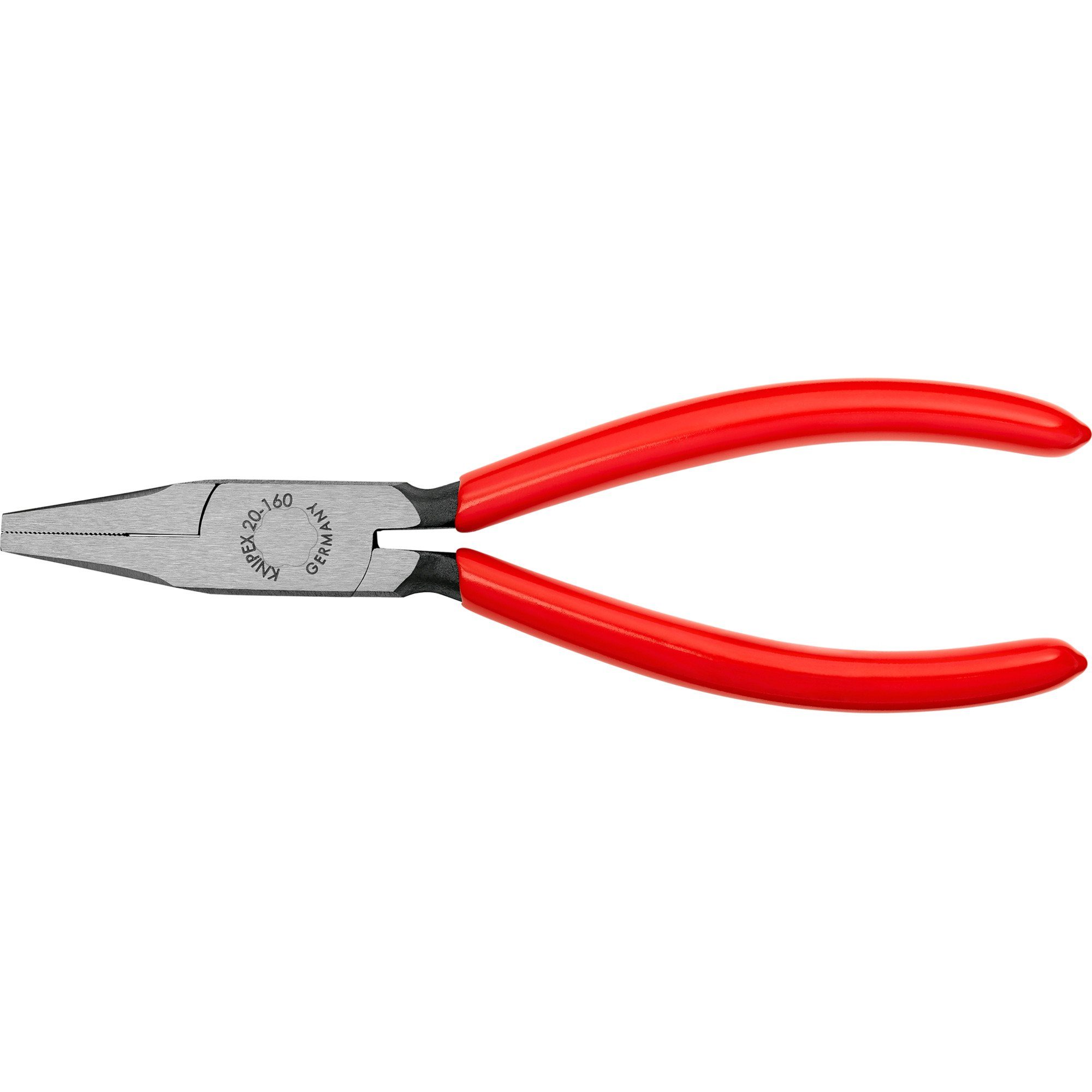 Greifzange KNIPEX Flachzange 20 01 160, Greifzange, (gezahnte