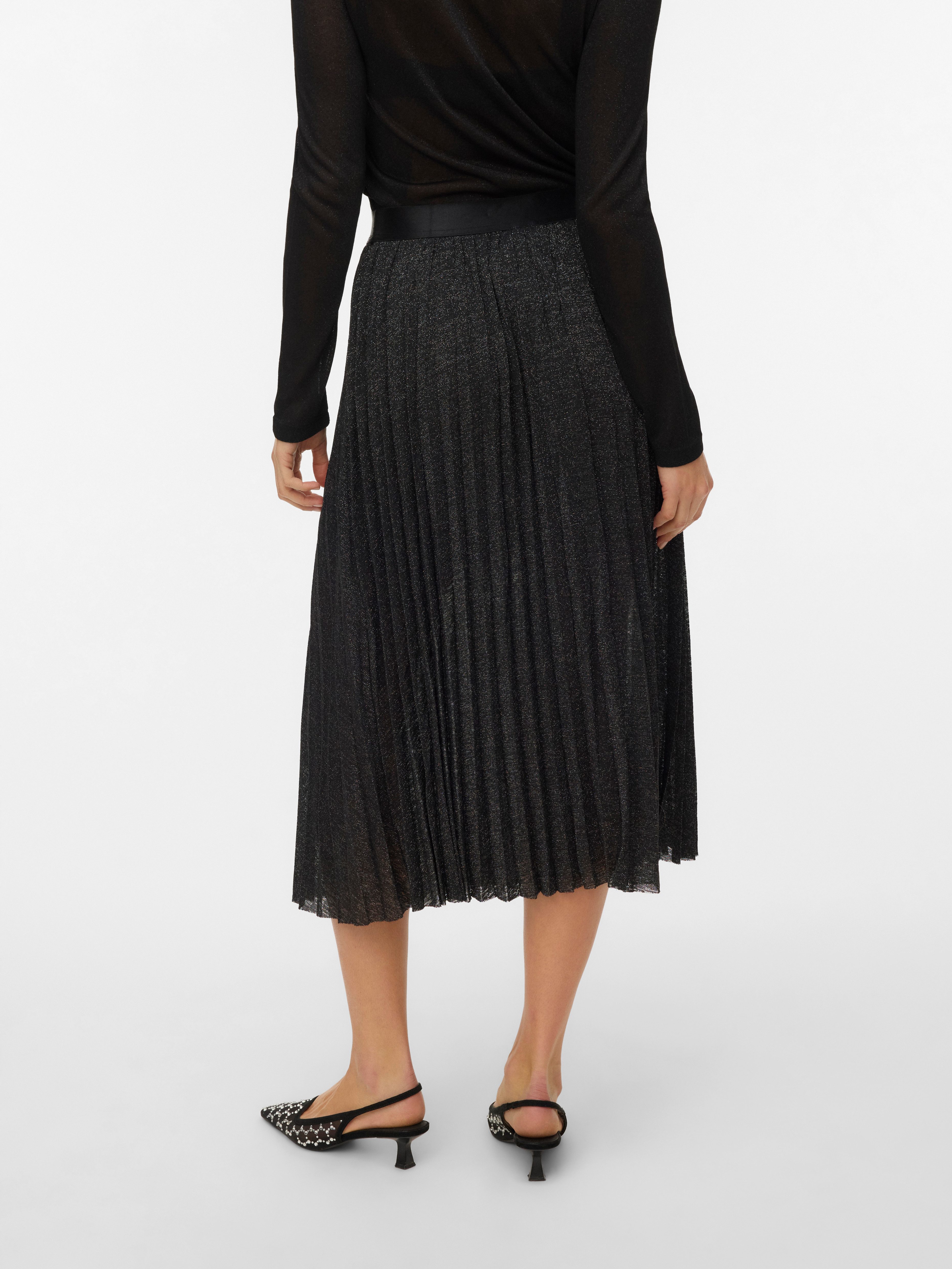 Vero Moda Plisseerock VMHENLEY MW 7/8 SKIRT JRS BTQ